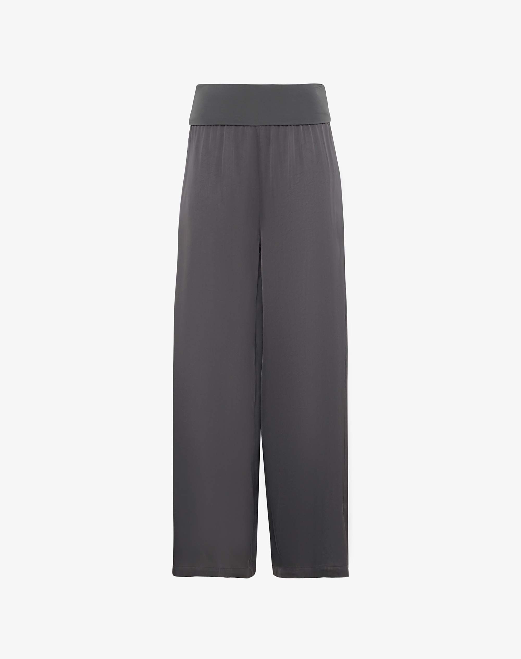 Gracyoga Pantaloni Donna A Vita Alta Con Gamba Larga E Nodo - Morbidi, Con Tasche, Estate - 2
