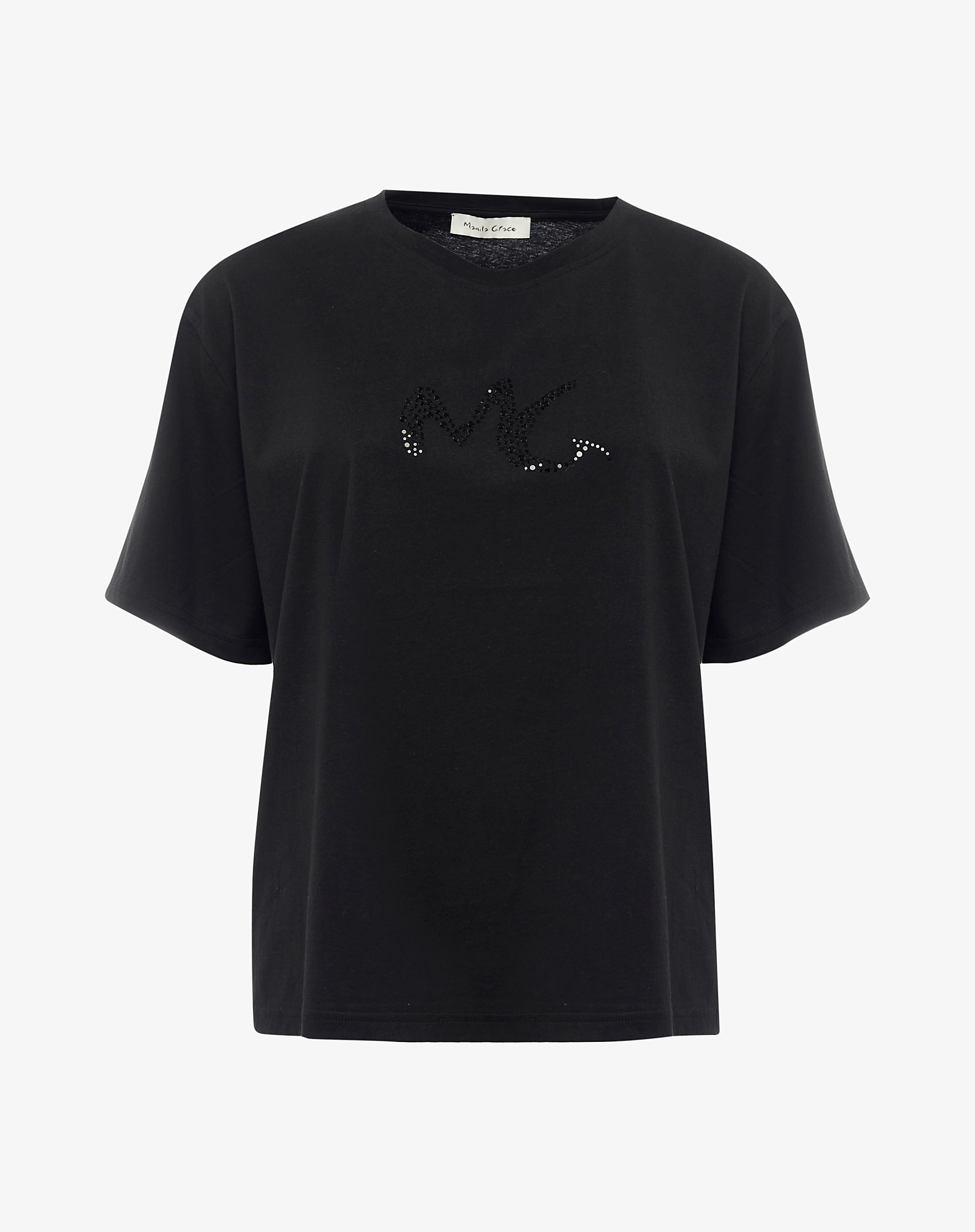 マニラグレース シャツ トップス レディース Blouses Black マニラグレース レディース シャツ トップス Blouse