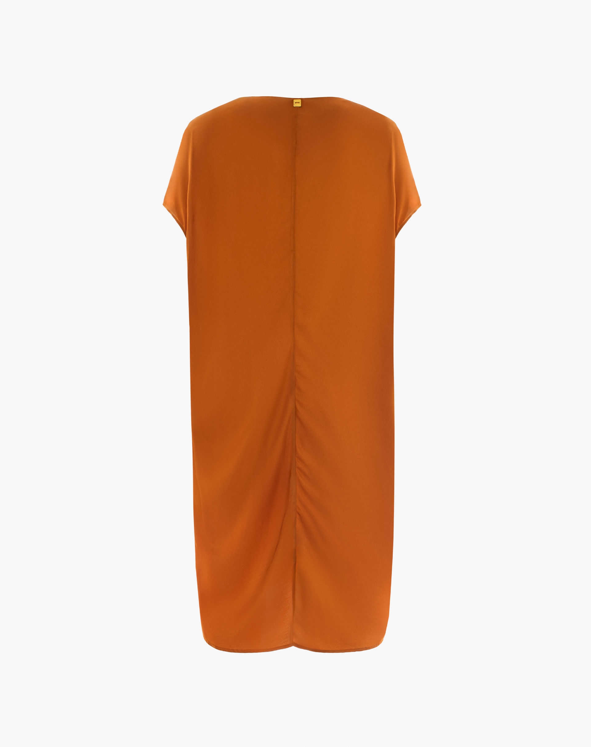 Short viscose dress with V-neck - MA577 - Manila Grace | Official Website