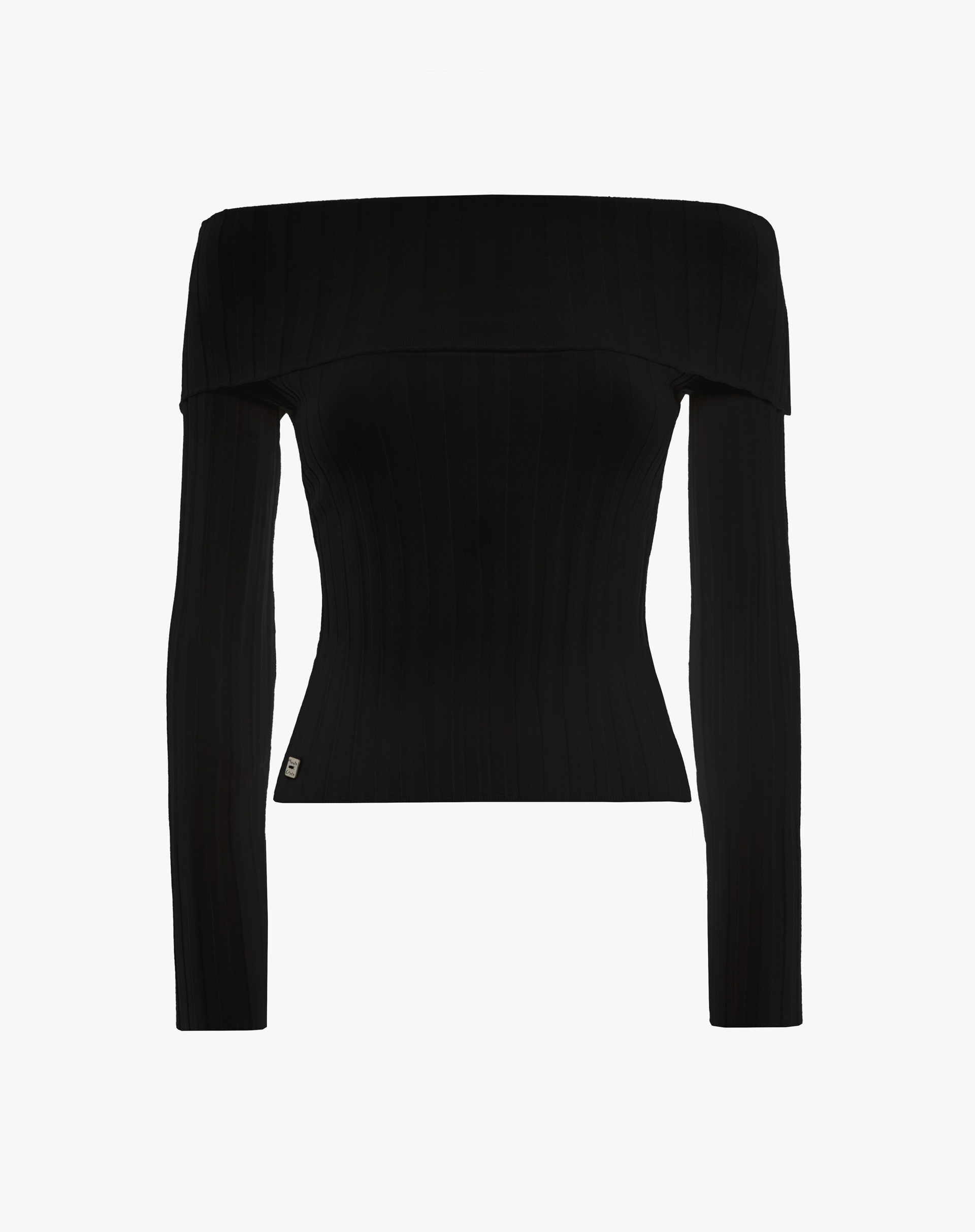 Maglia Spalla Scesa - NERO - Manila Grace