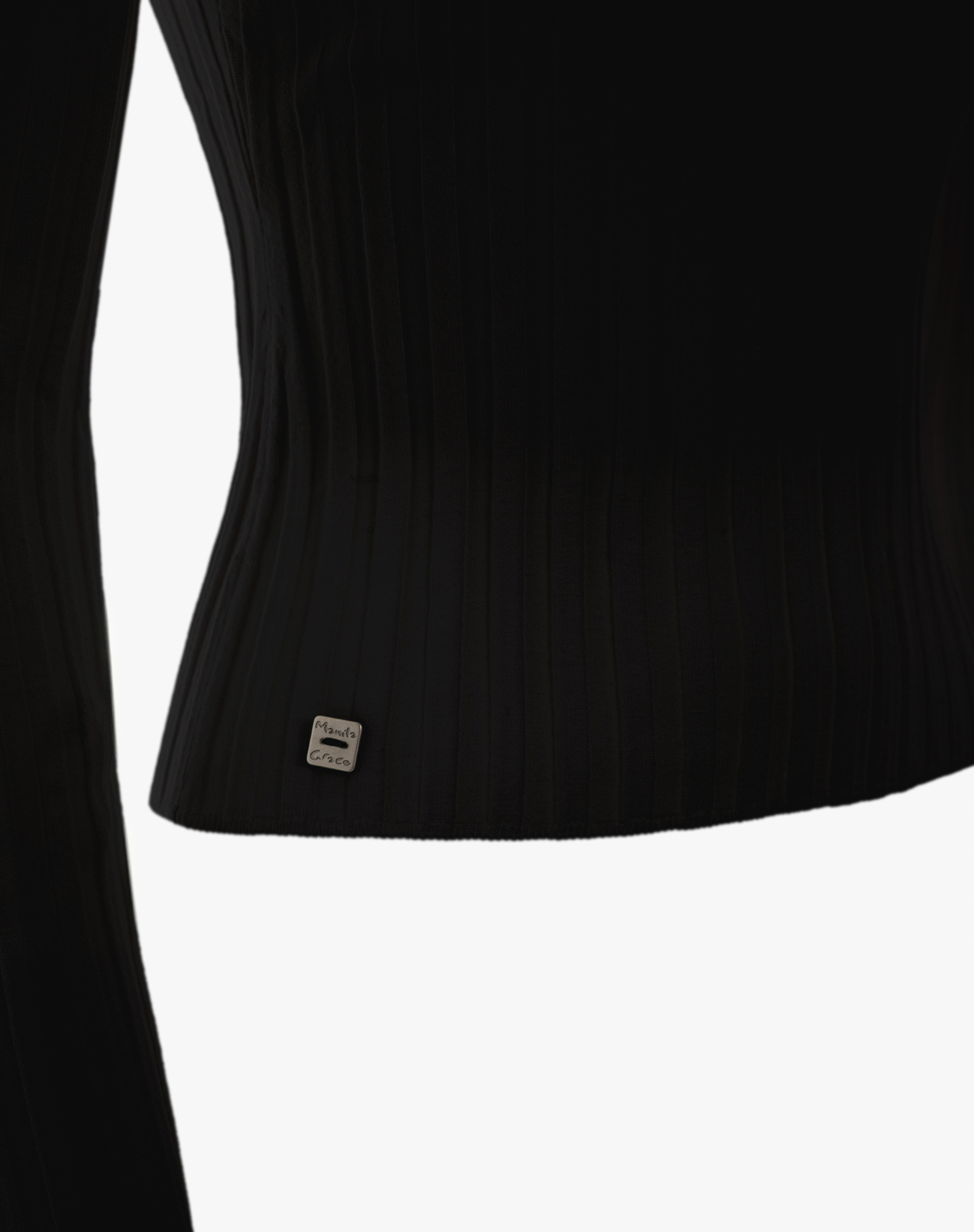 Maglia Spalla Scesa - NERO - Manila Grace