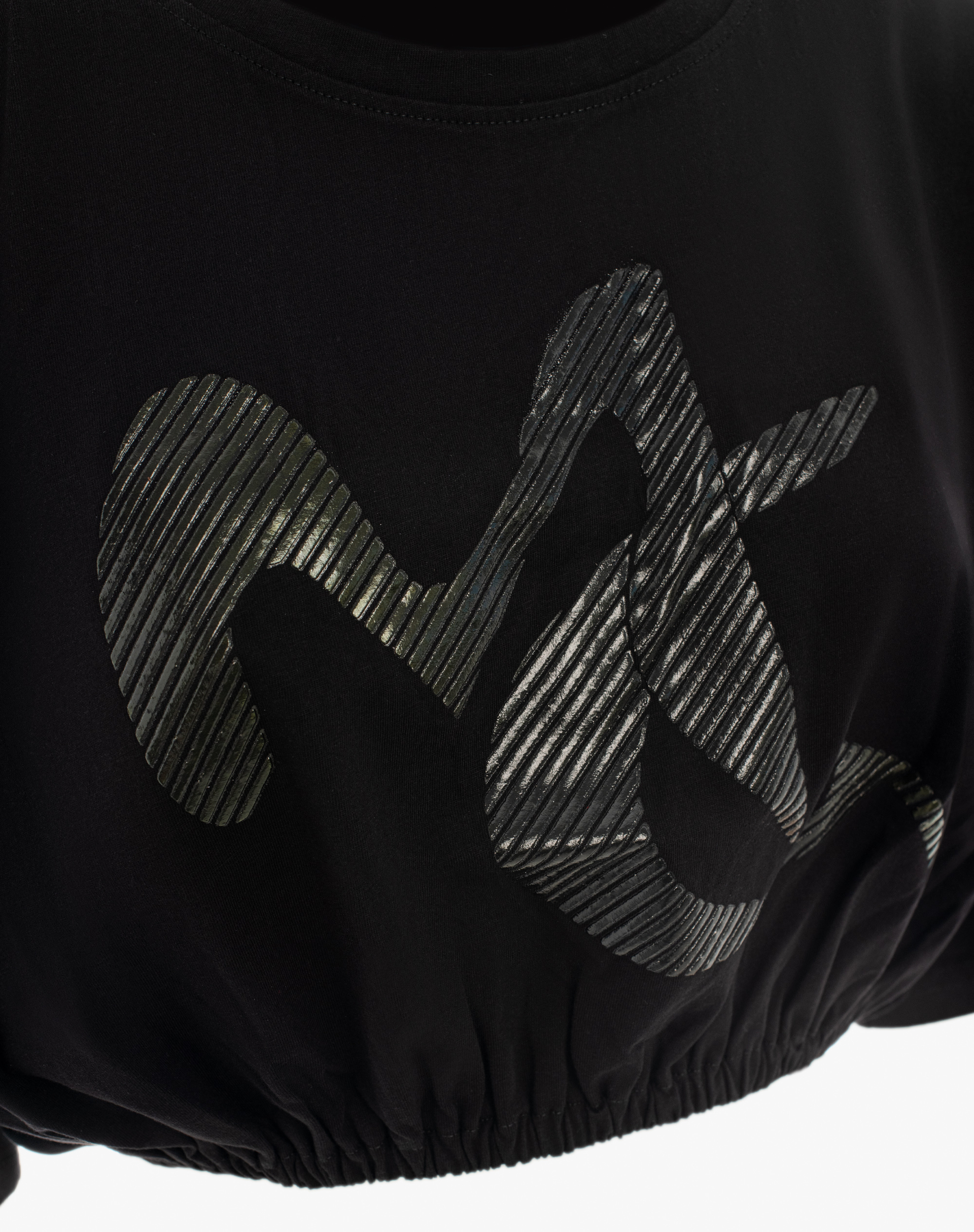 T-Shirt Con Logo - NERO - Manila Grace