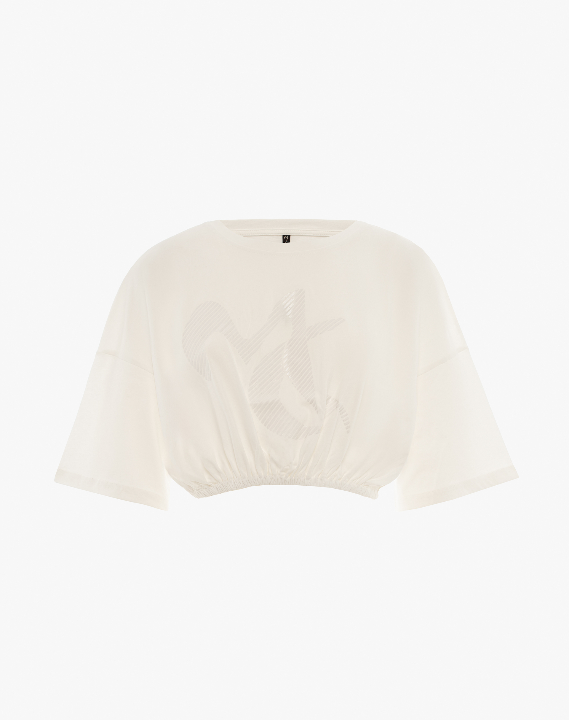 T-Shirt Con Logo - BIANCO - Manila Grace