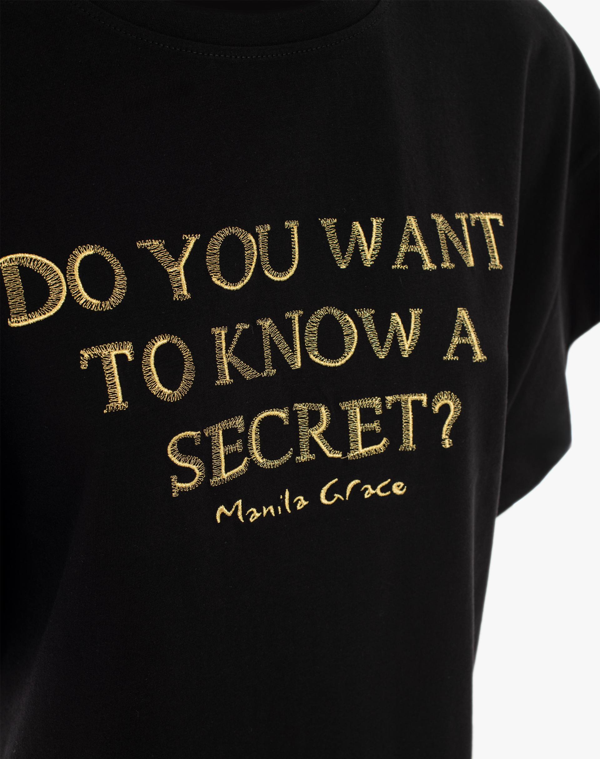 T-Shirt - NERO - Manila Grace