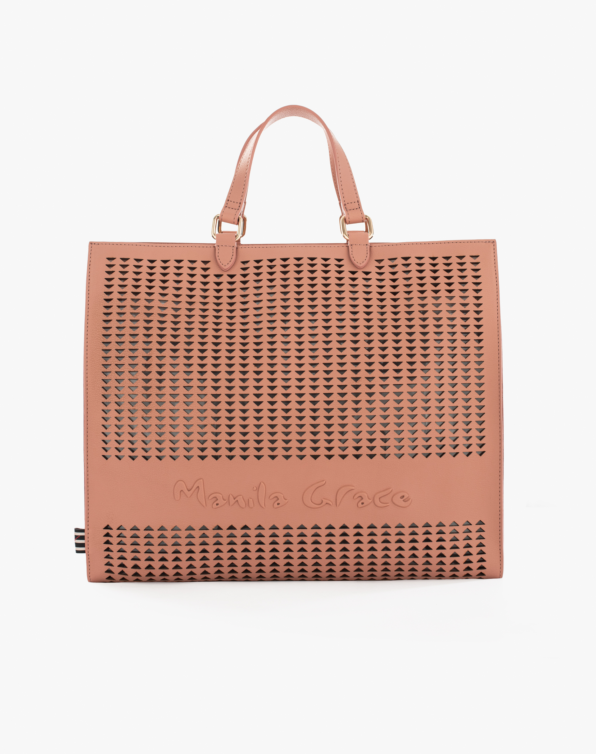 Minerva Bag Laser - ROSA CHIARO - Manila Grace