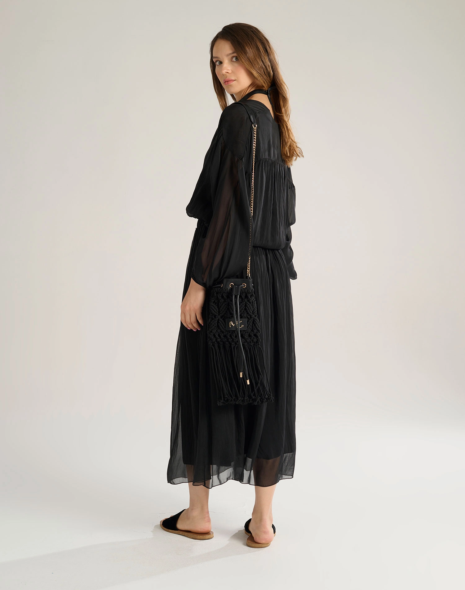 MAXI DRESS - BLACK - Manila Grace | Official Website