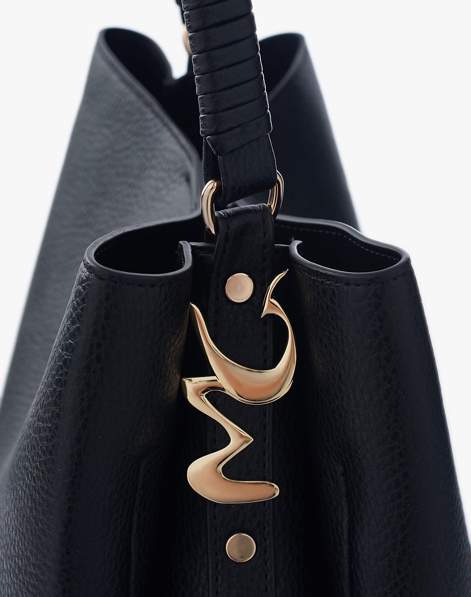 LETTERING BAG - BLACK - Manila Grace | Official Website