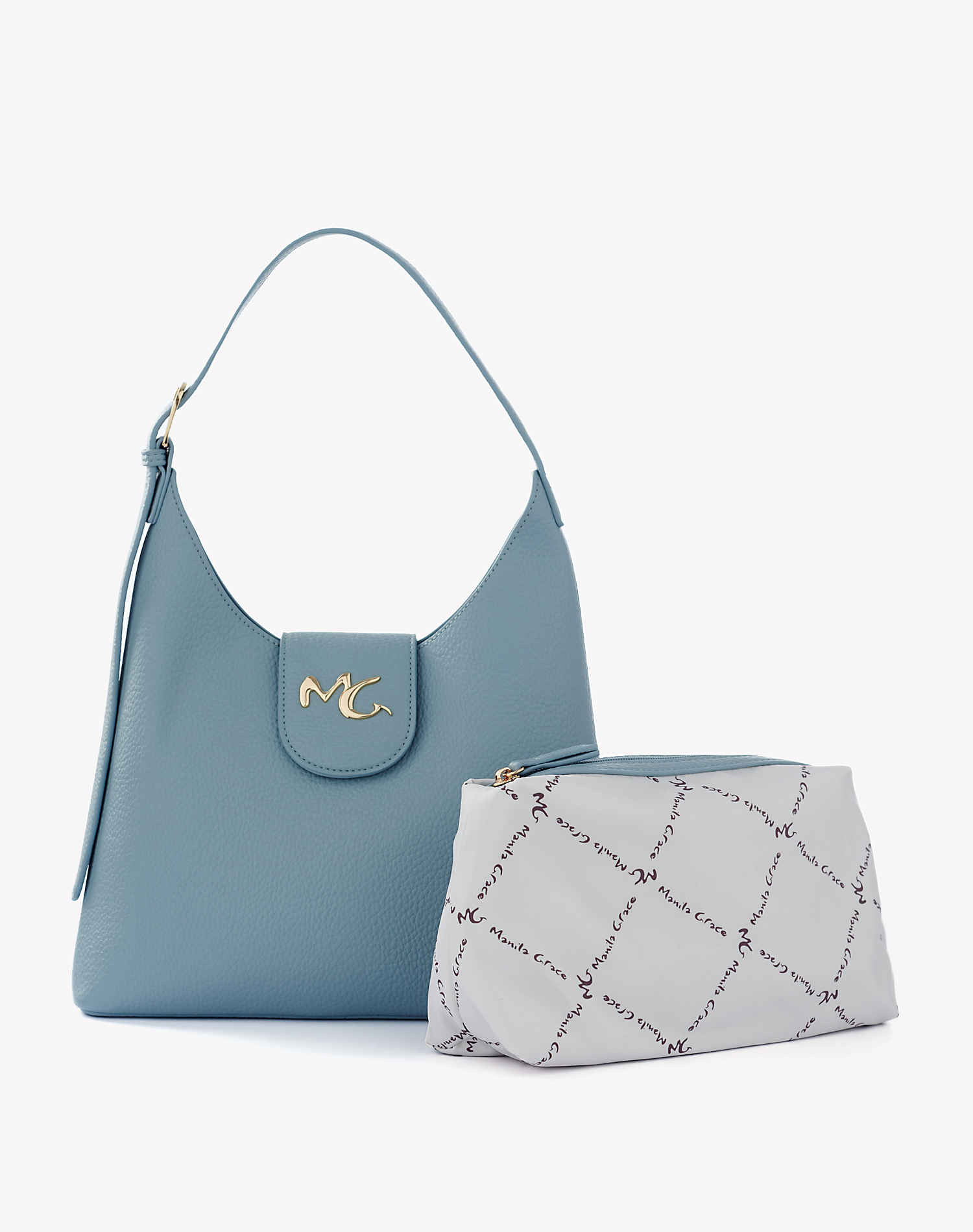 HOBO BAG PIC LETTERING - MA333 - Manila Grace | Official Website