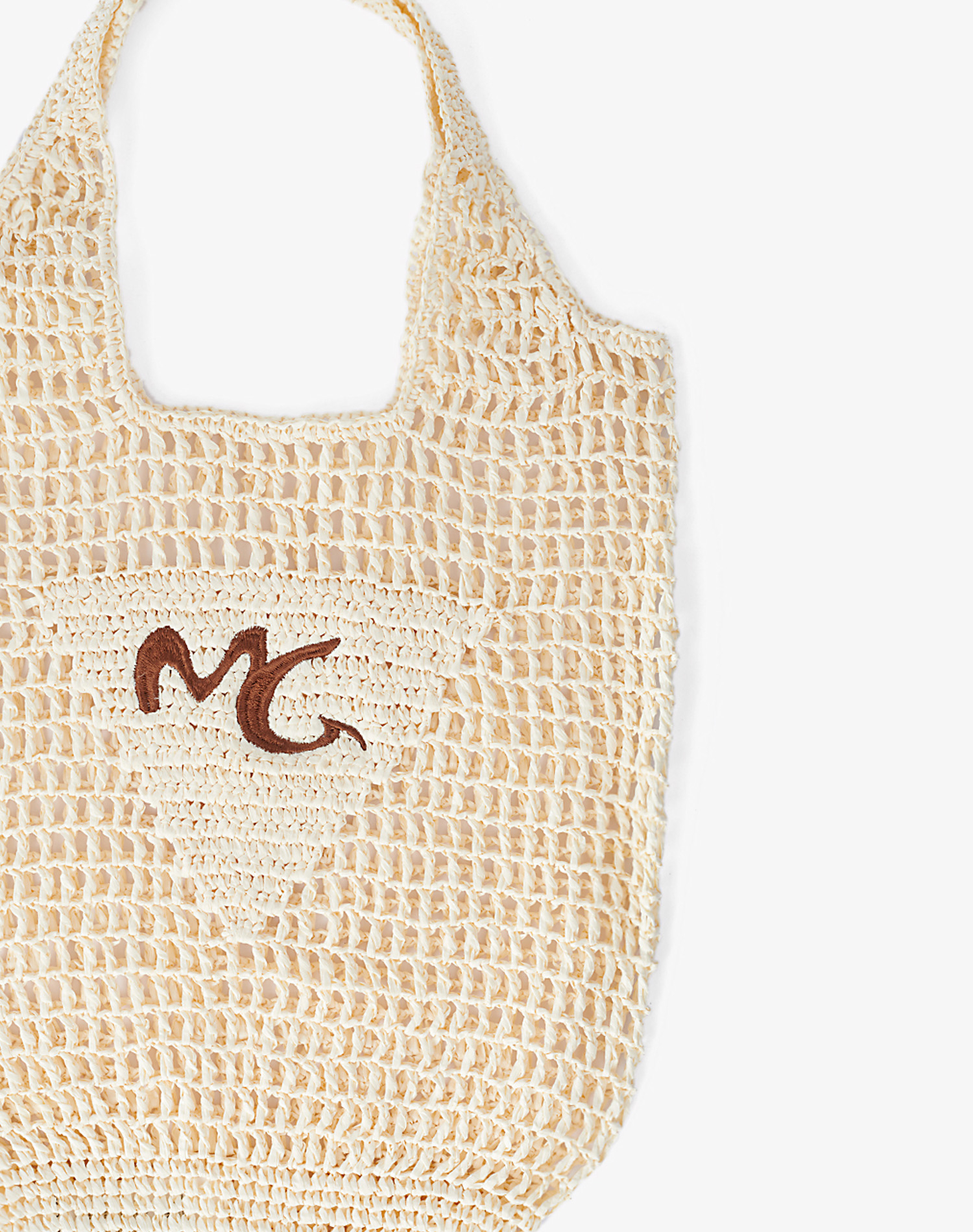 RAFFIA MESH BAG - BUTTER - Manila Grace | Official Website