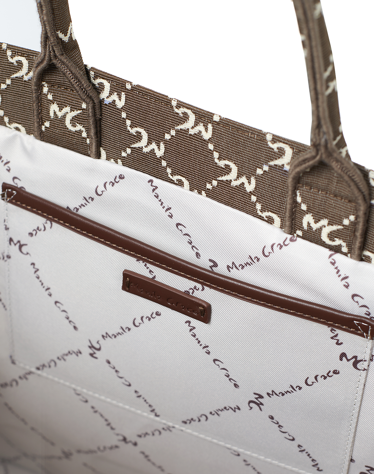 MONOGRAM BAG - EARTH - Manila Grace | Official Website