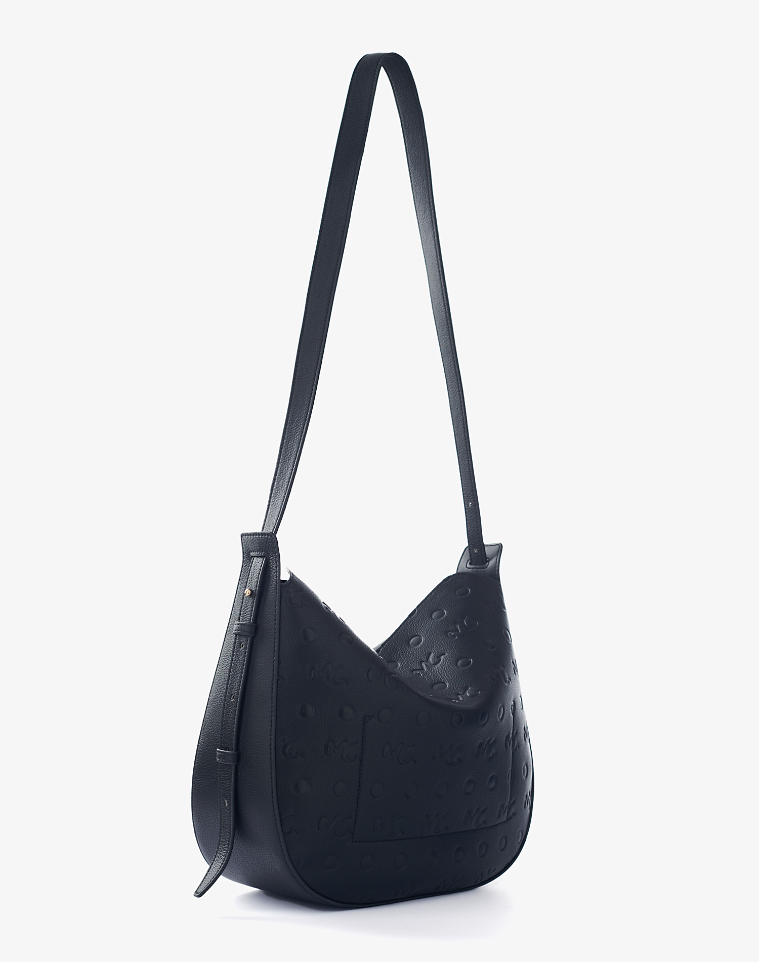 EMBOSSED BAG - BLACK - Manila Grace | Official Website