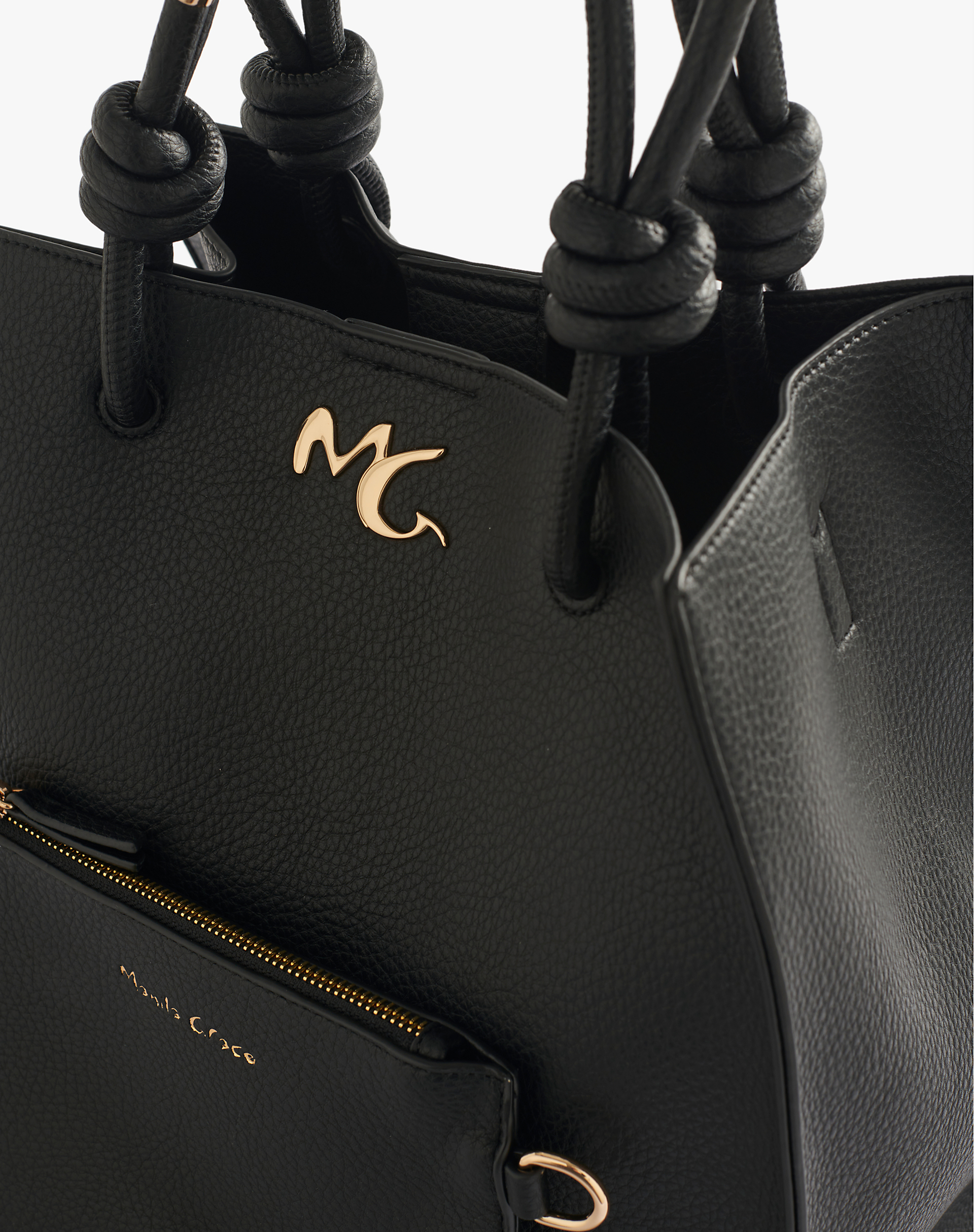 FELICIA NODO BAG - BLACK - Manila Grace | Official Website