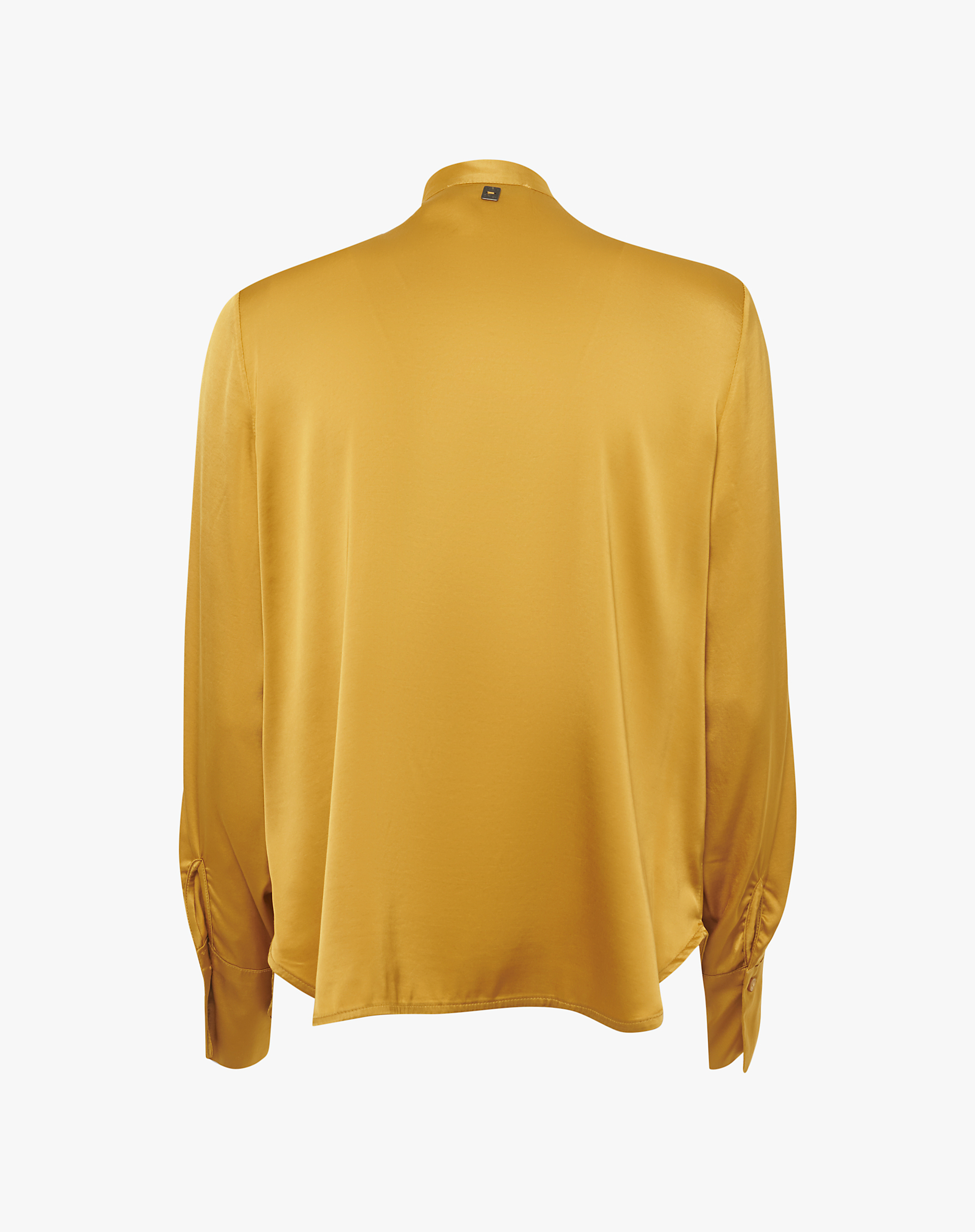 BLOUSE WITH BOW - MUSTARD - Manila Grace | Official Website