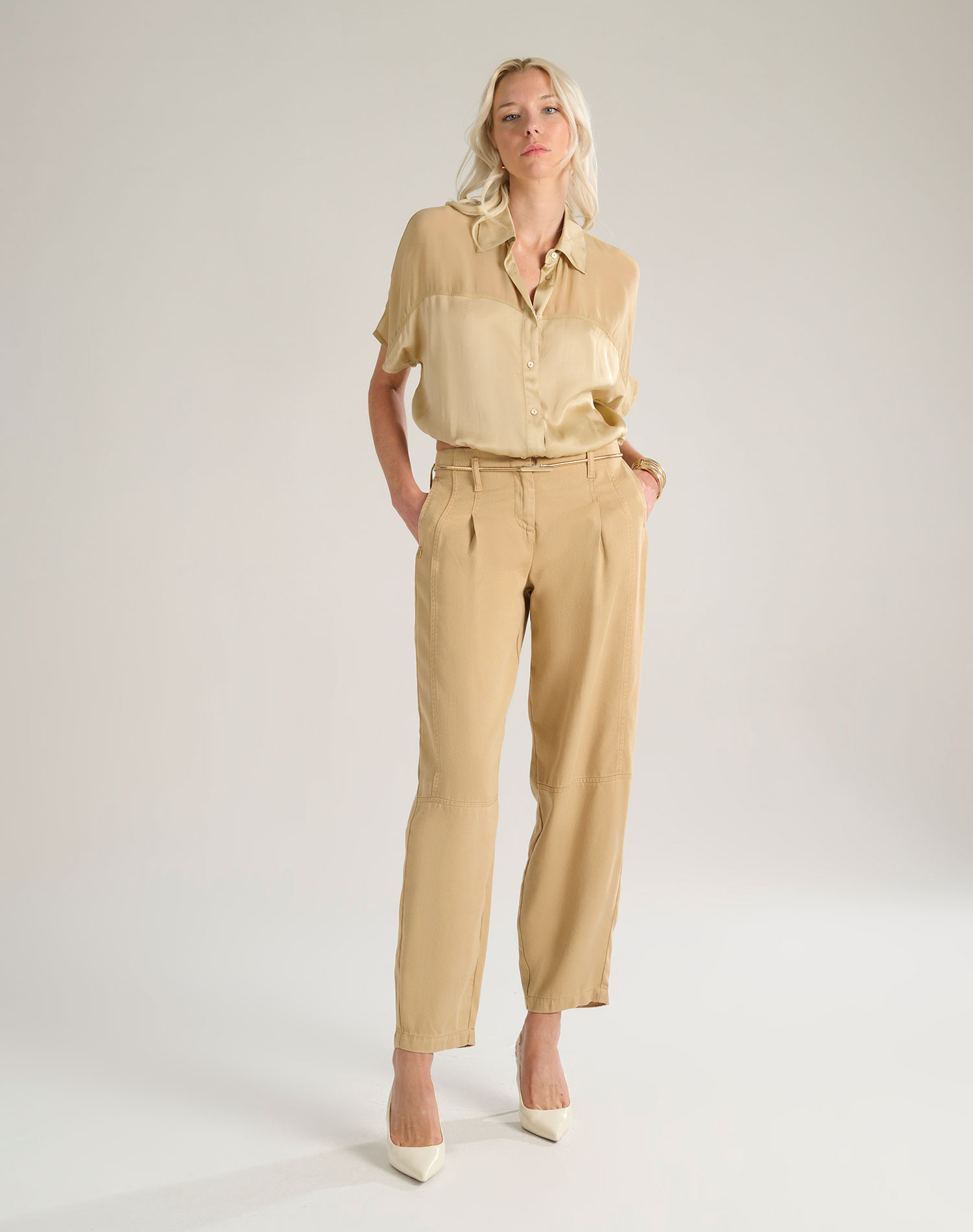 SHORT SLEEVE SHIRT - HAY - Manila Grace | Official Website