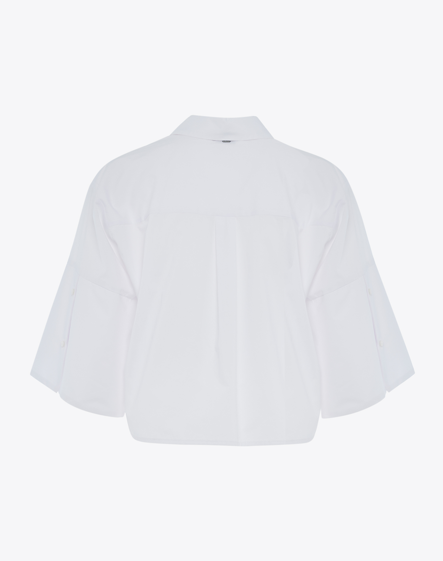 CROPPED SHIRT - OPTICAL WHITE - Manila Grace | Official Website