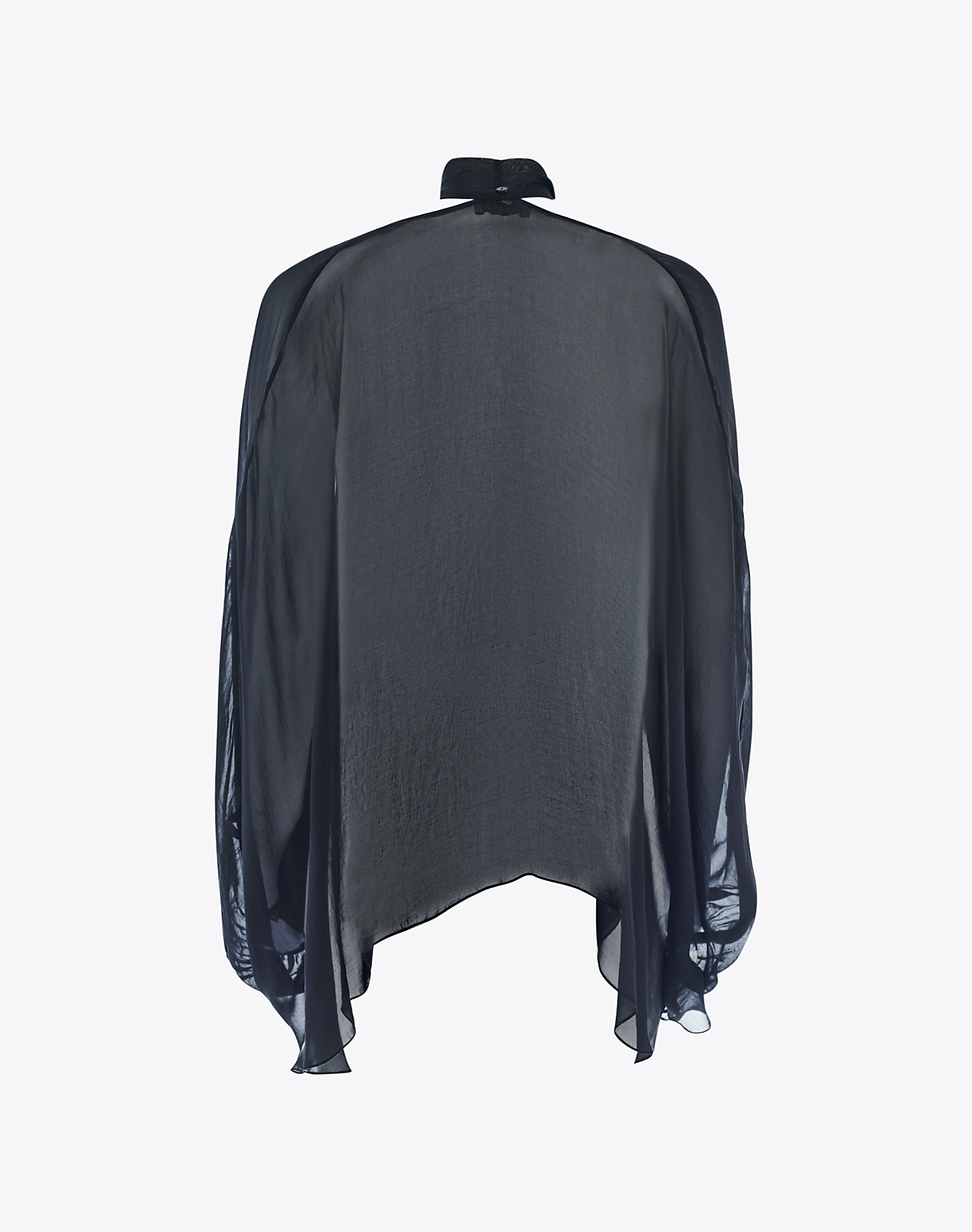 MAXI BLOUSE WITH BOW - BLACK - Manila Grace | Official Website