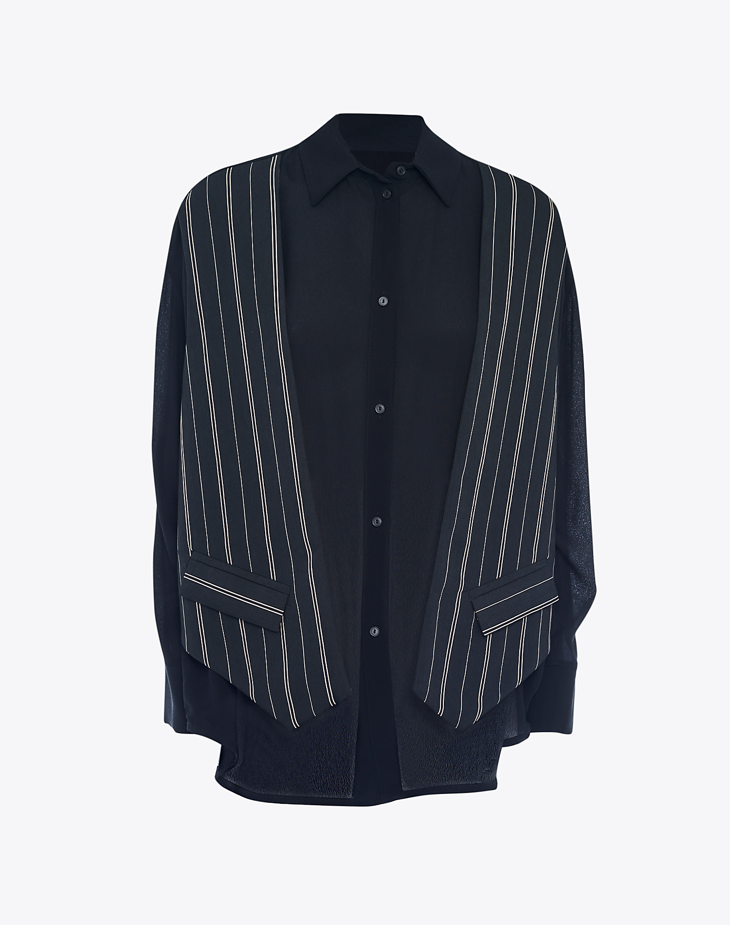 SHIRT WITH VEST - SHIRTS - Manila Grace | Official Website