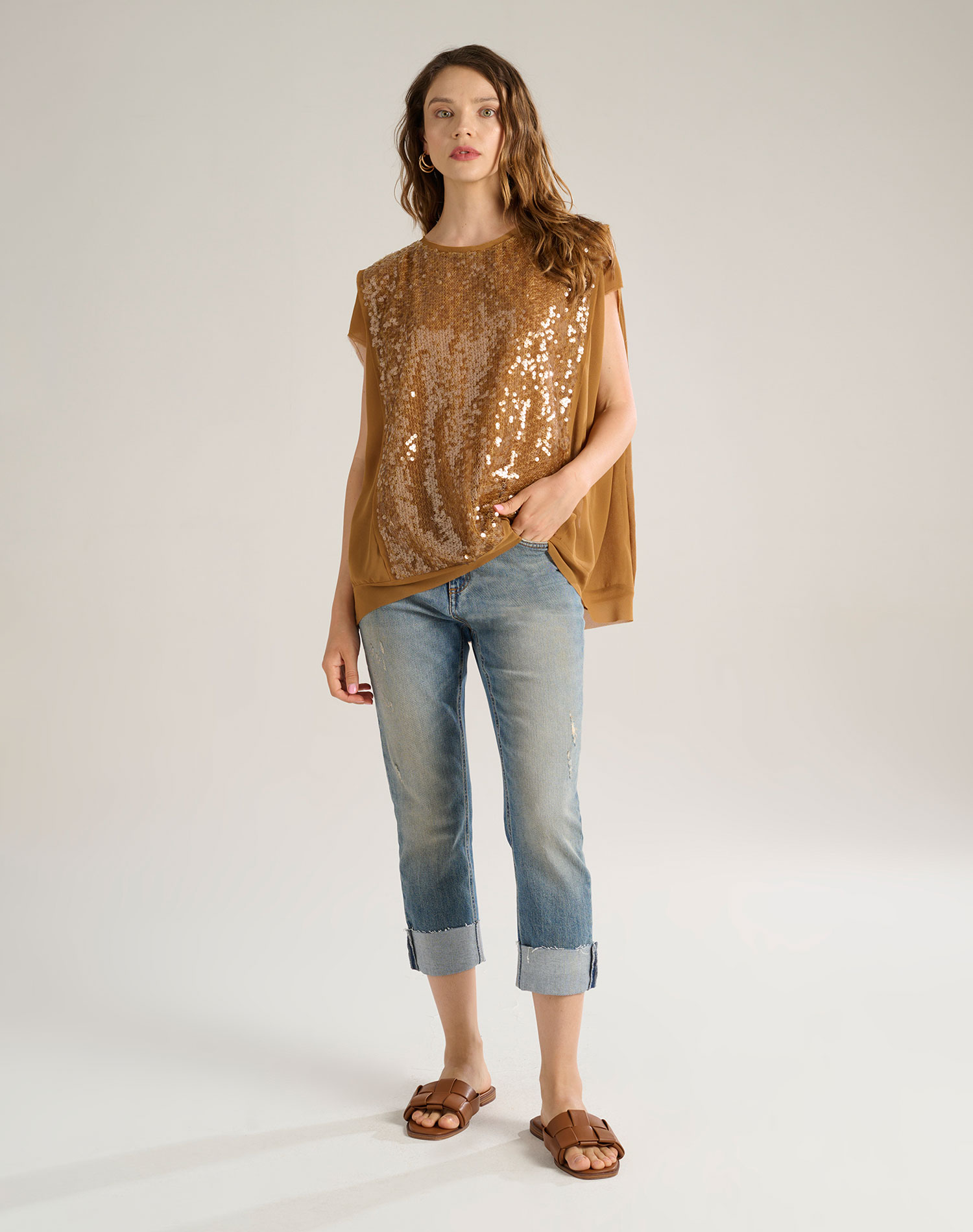BLOUSE BOX - HONEY - Manila Grace | Official Website