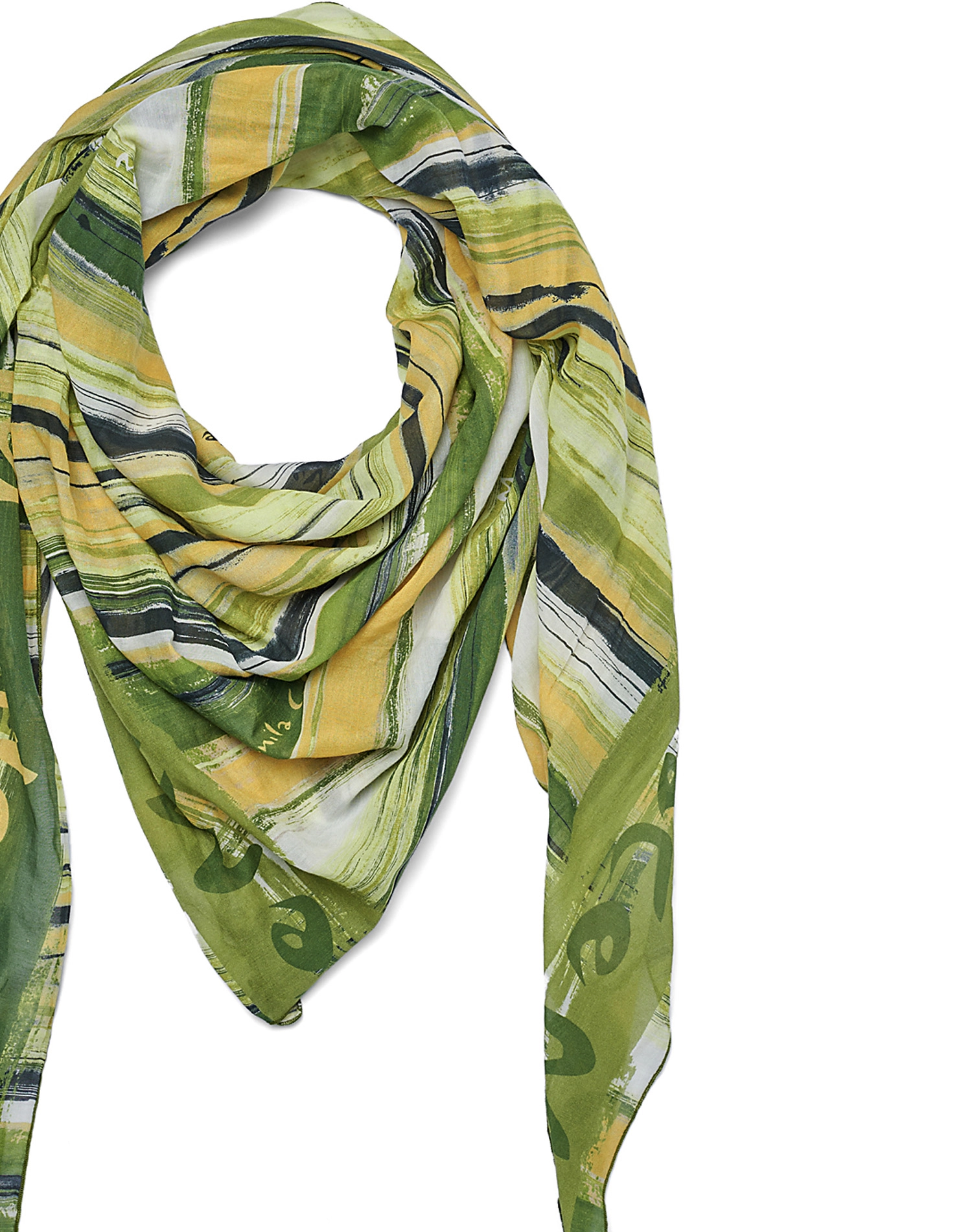 TRAPEZE SCARF IN VOILE COTTON SILK | Manila Grace