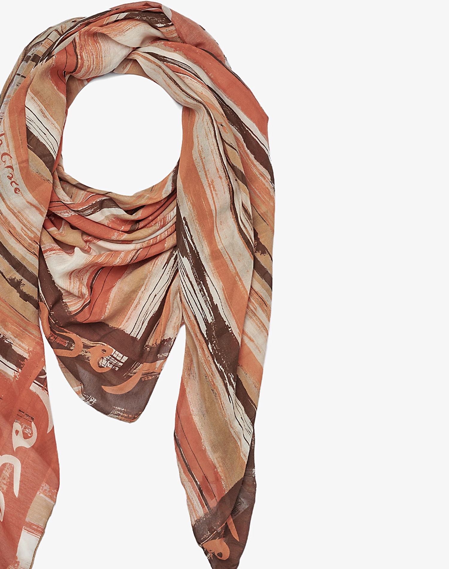 TRAPEZE SCARF IN VOILE COTTON SILK | Manila Grace