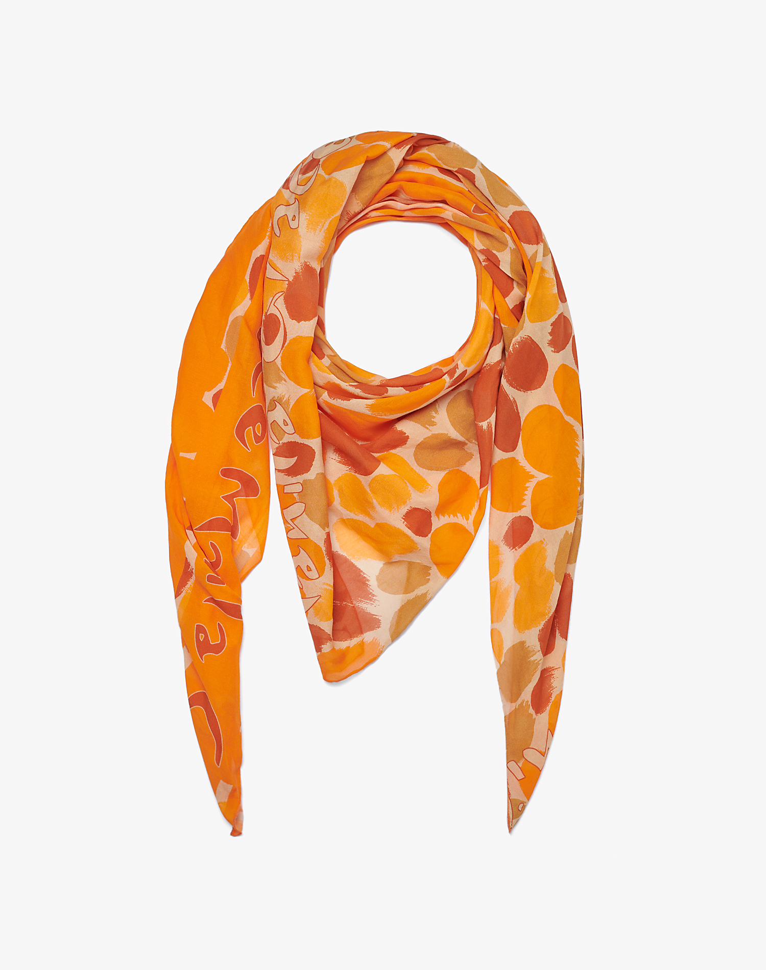 TRAPEZE SCARF IN VOILE COTTON SILK - FOULARDS & SCARVES - Manila Grace | Official Website