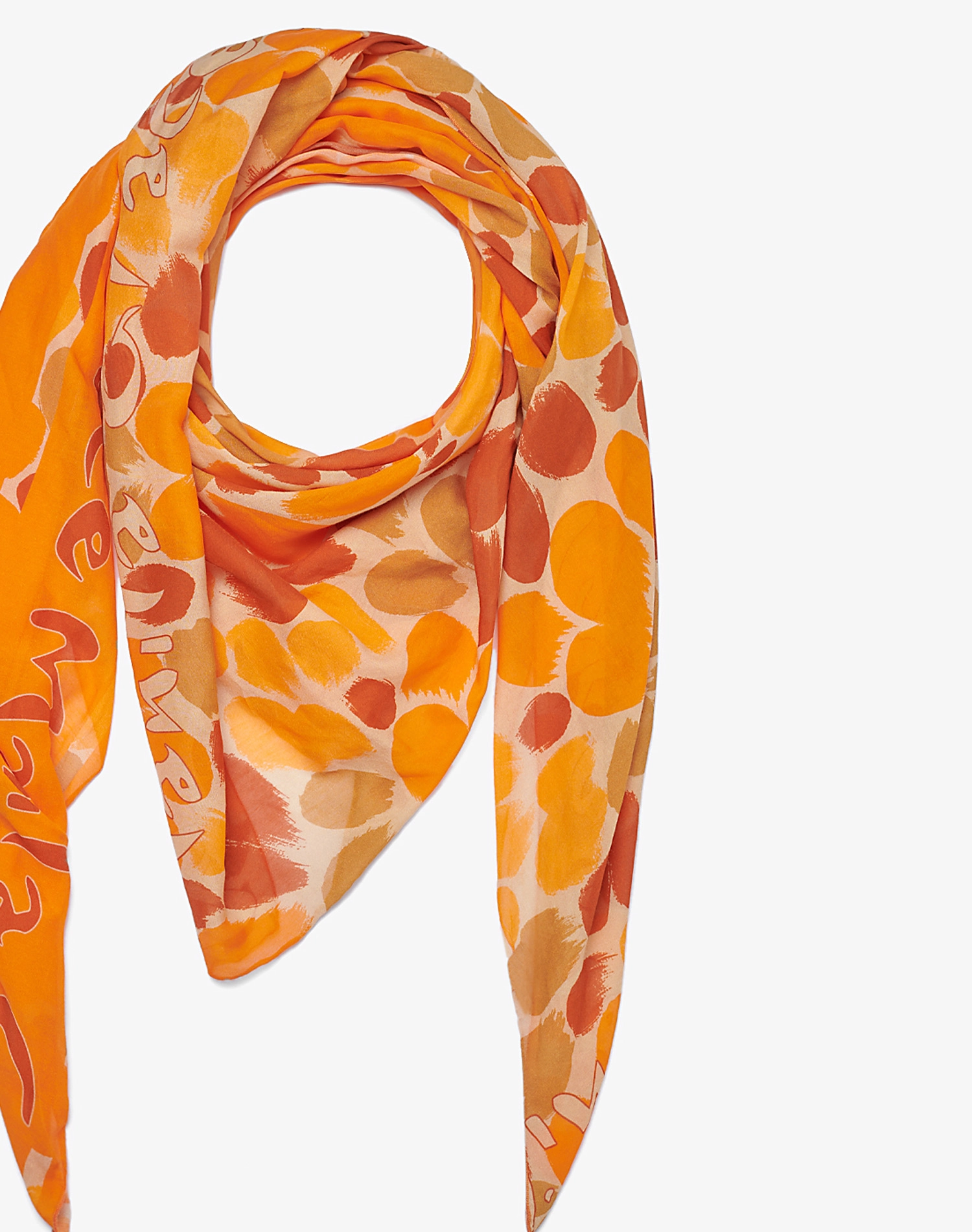 TRAPEZE SCARF IN VOILE COTTON SILK | Manila Grace
