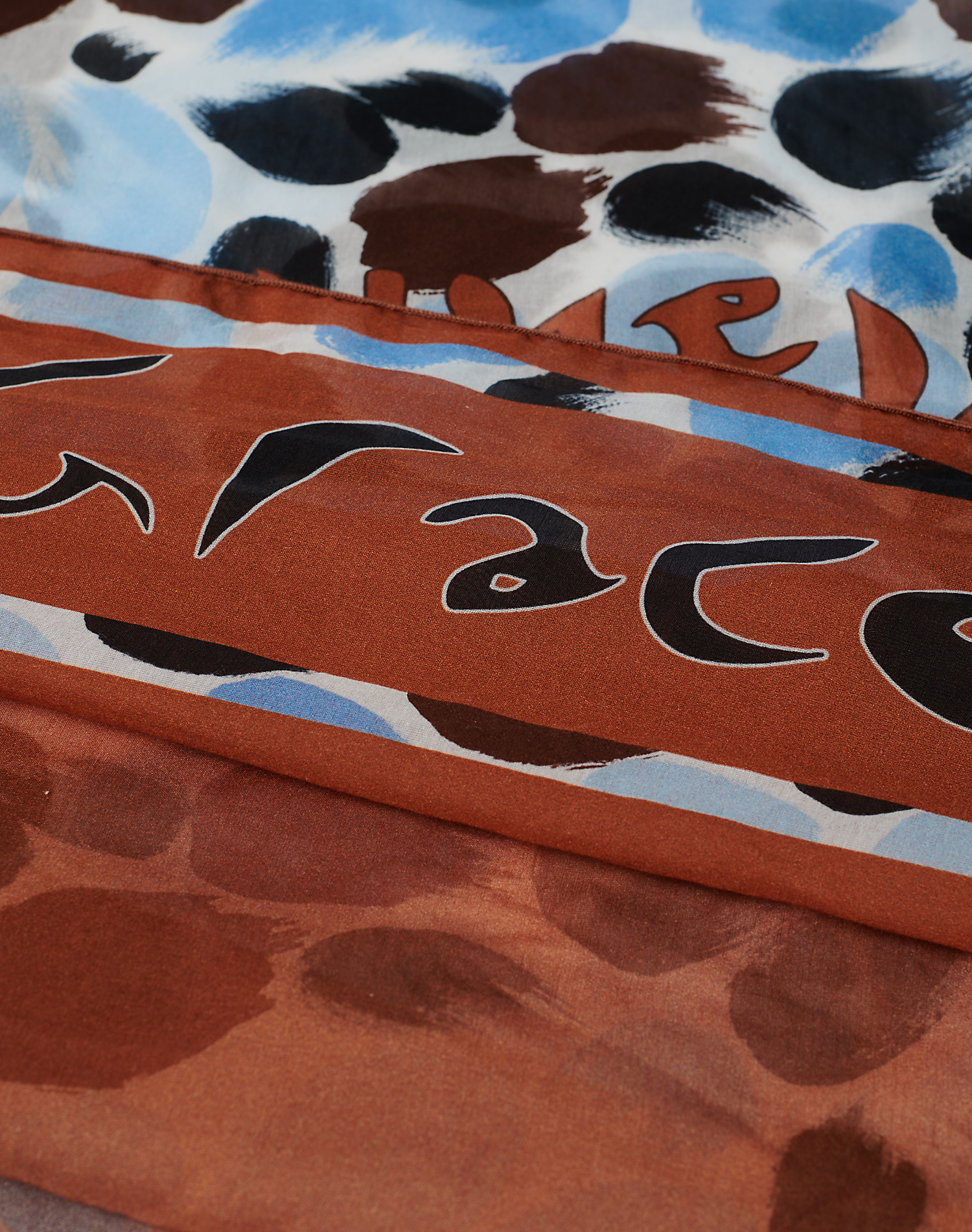 TRAPEZE SCARF IN VOILE COTTON SILK | Manila Grace