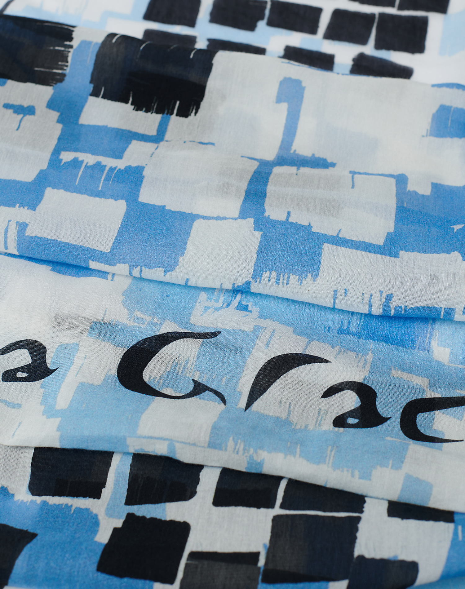 TRAPEZE SCARF IN VOILE COTTON SILK | Manila Grace
