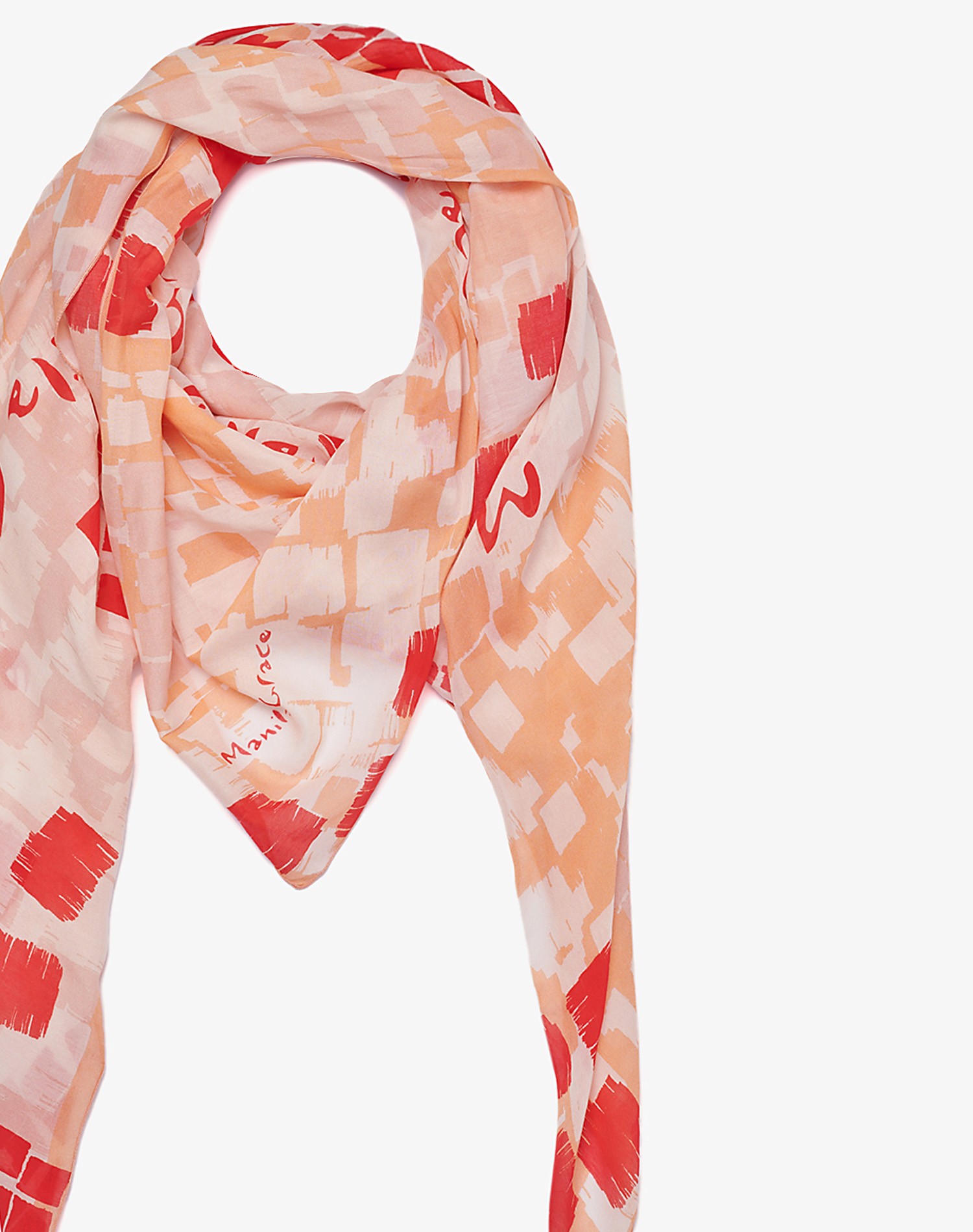 TRAPEZE SCARF IN VOILE COTTON SILK | Manila Grace