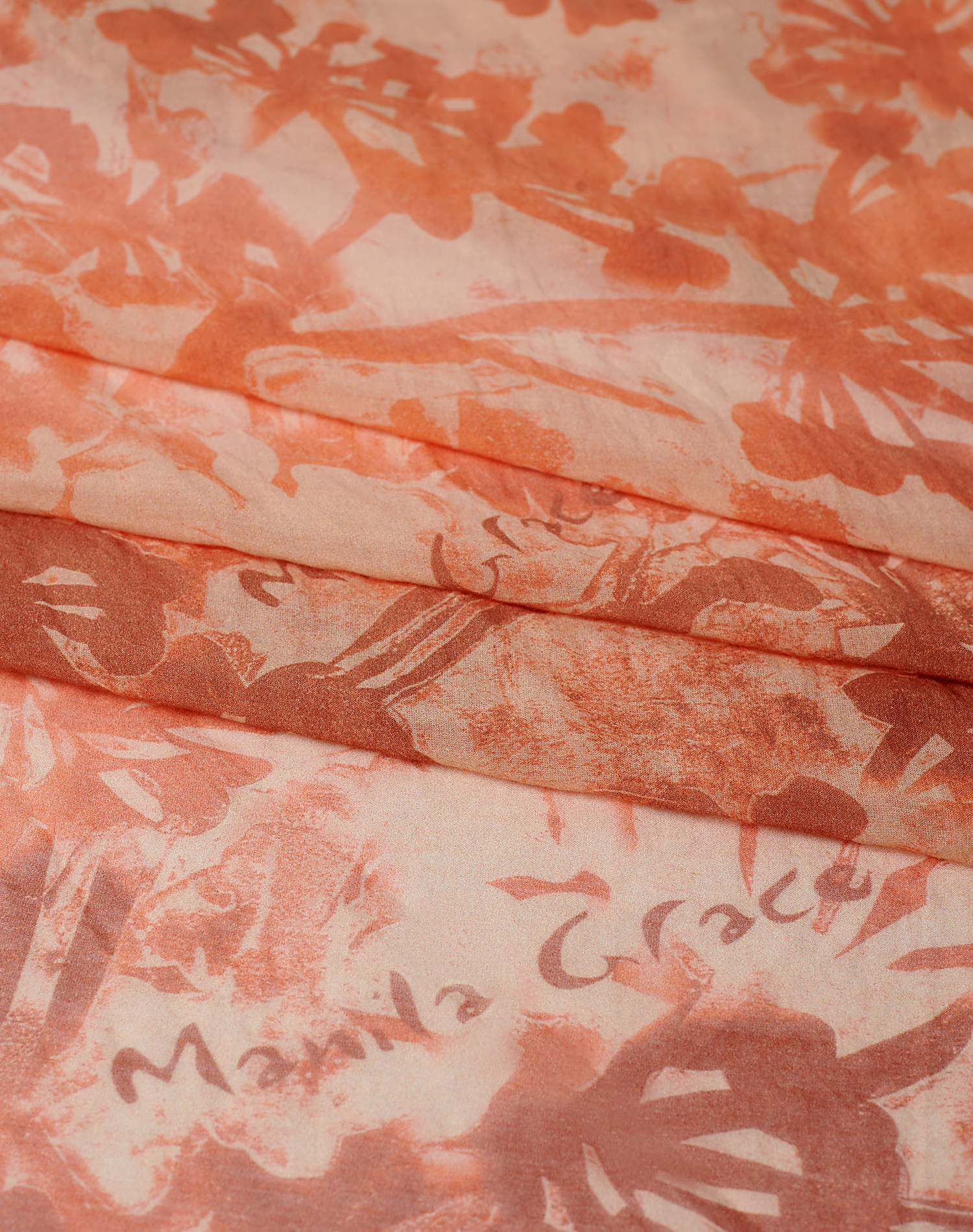 TRAPEZE SCARF IN VOILE COTTON SILK - MA632 - Manila Grace | Official Website