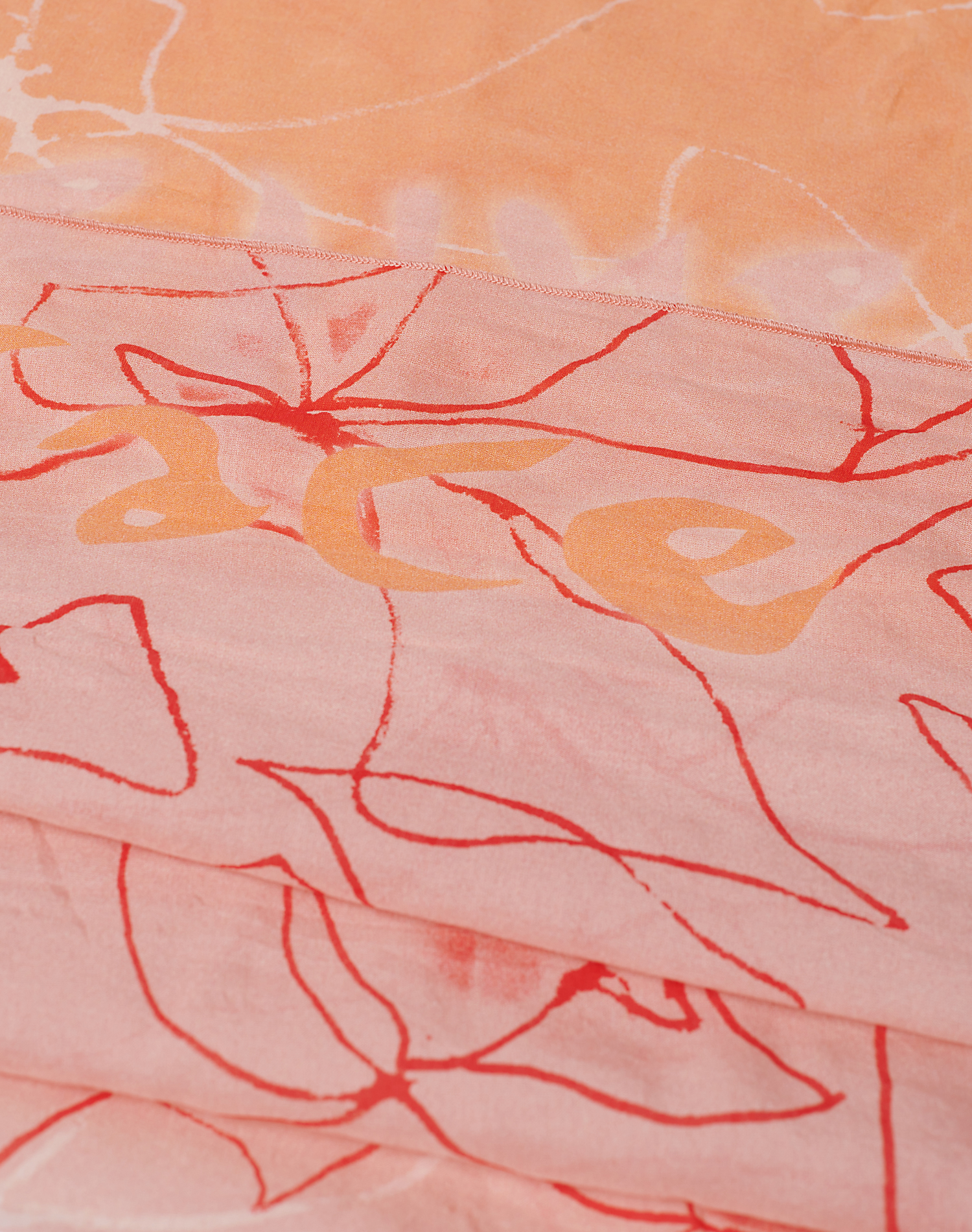 TRAPEZE SCARF IN VOILE COTTON SILK | Manila Grace