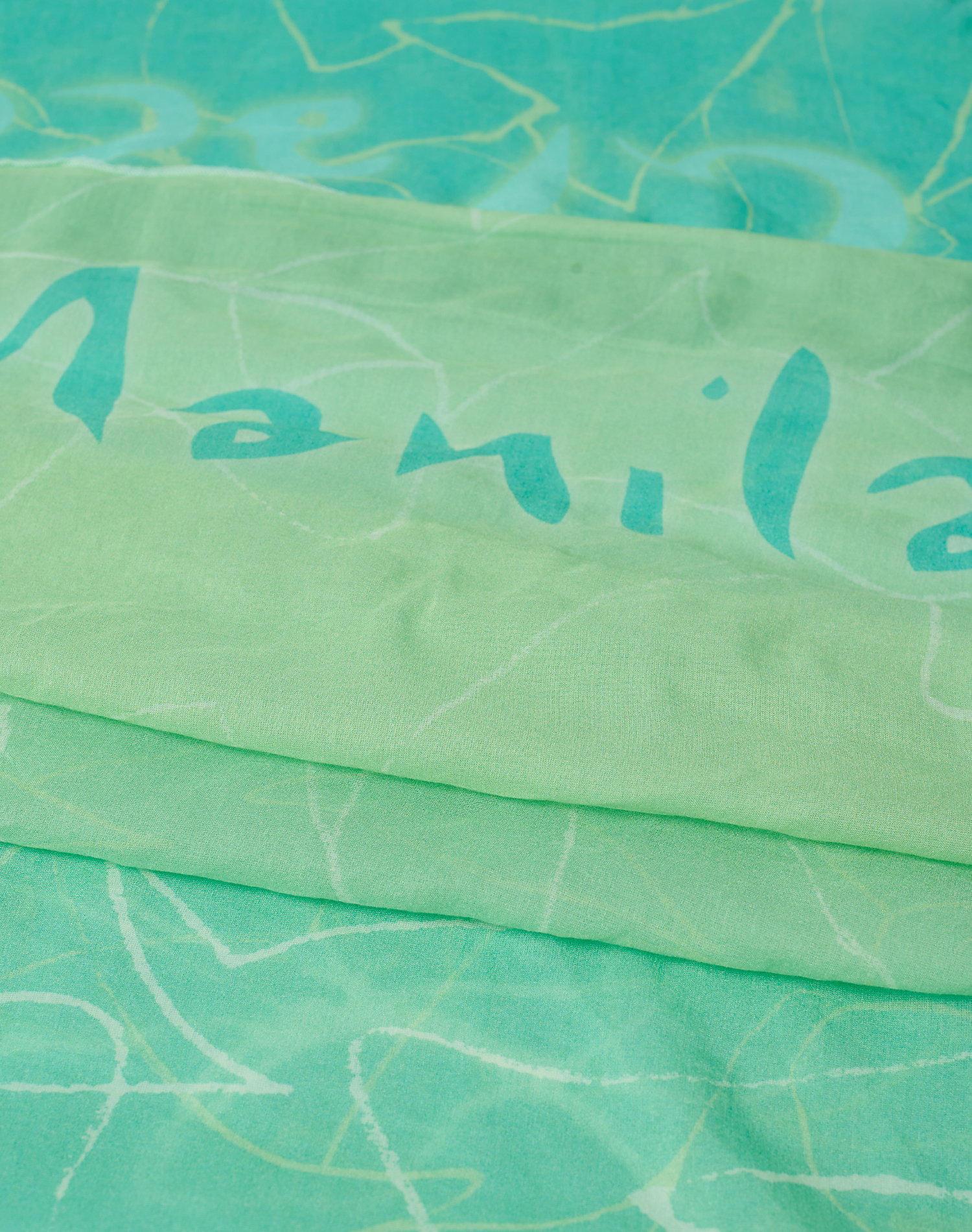 TRAPEZE SCARF IN VOILE COTTON SILK - MA637 - Manila Grace | Official Website
