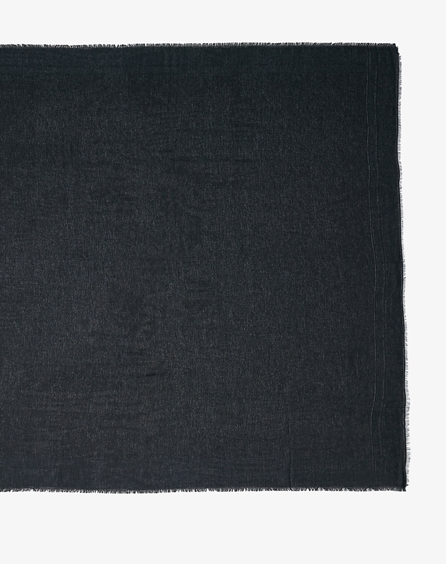 SHAWL MONOGRAM - BLACK - Manila Grace | Official Website