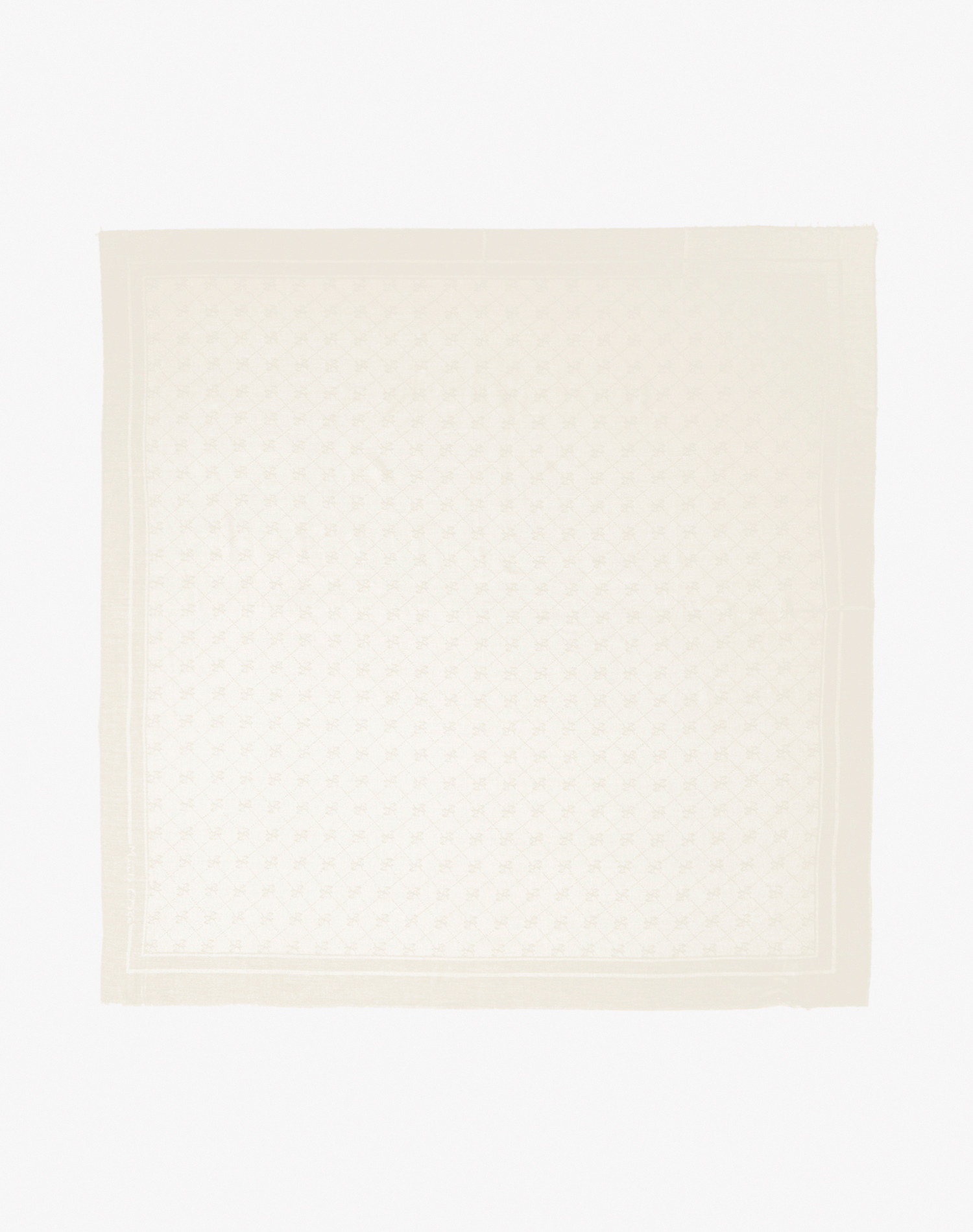 SHAWL MONOGRAM - BUTTER - Manila Grace | Official Website