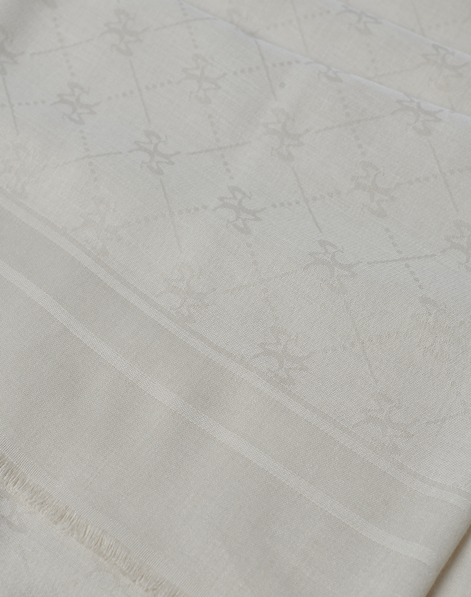 SHAWL MONOGRAM - BUTTER - Manila Grace | Official Website