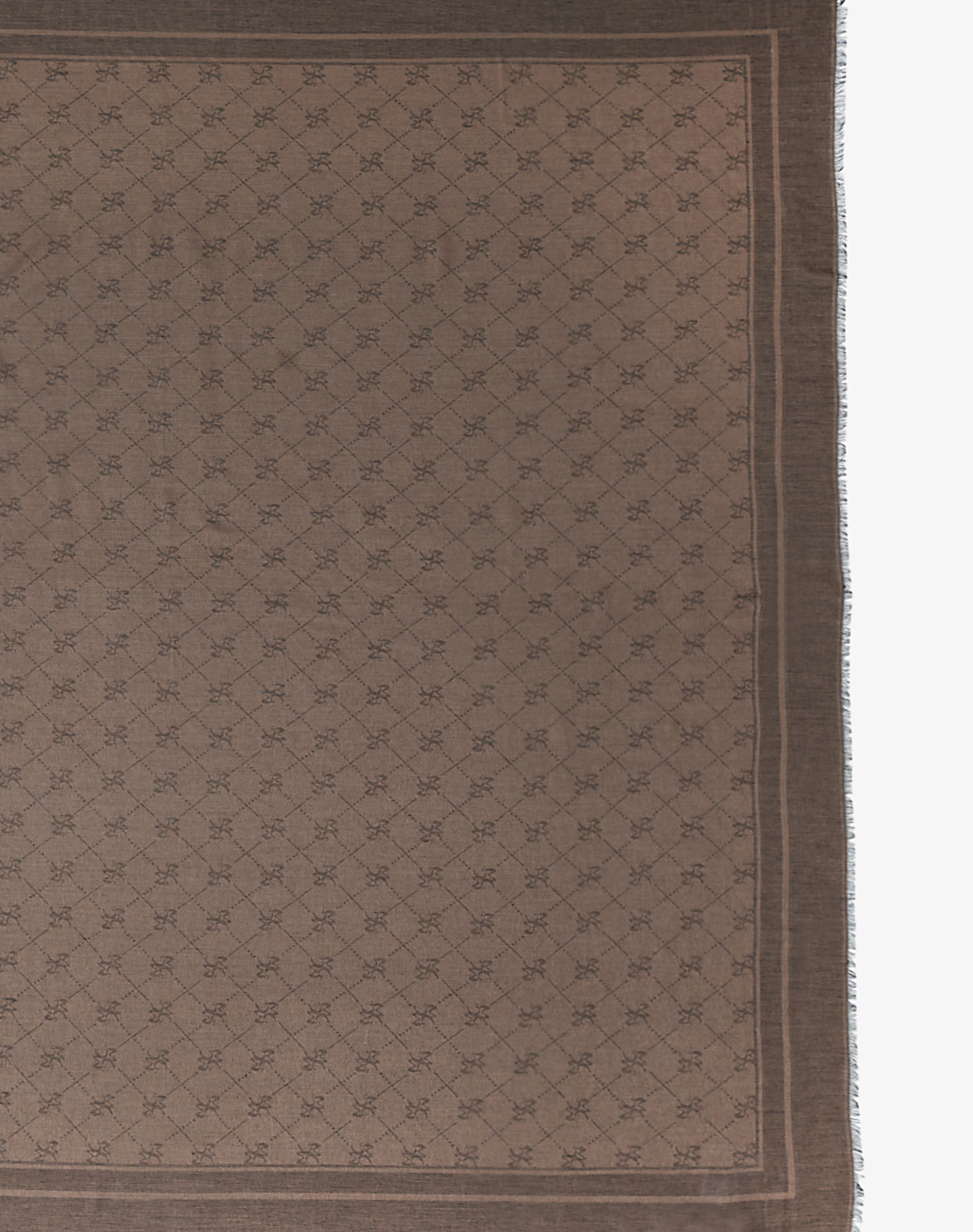SHAWL MONOGRAM - EARTH - Manila Grace | Official Website