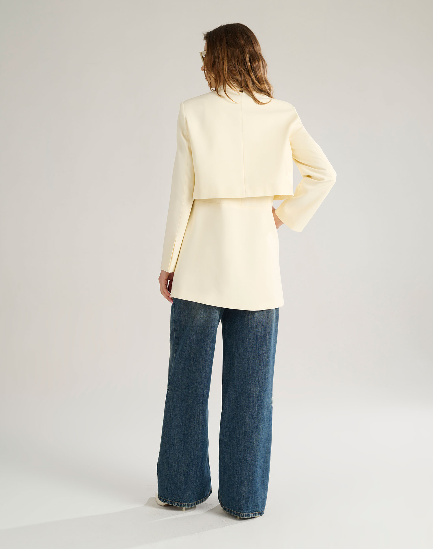 CROPPED JACKET - BUTTER - Manila Grace | Official Website