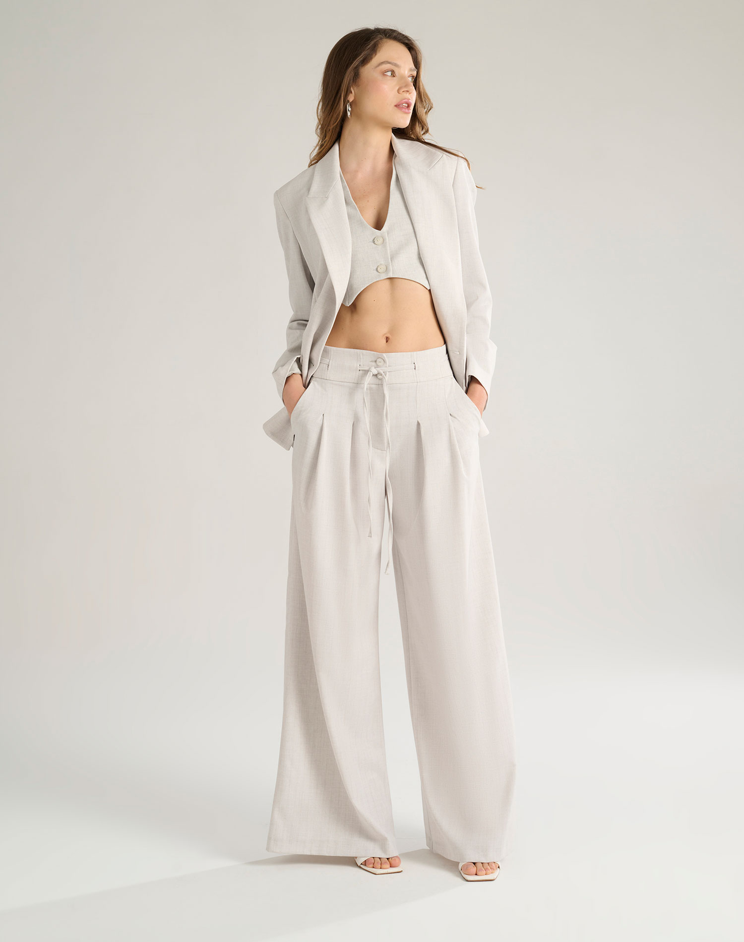 DOUBLE-BREASTED JACKET - MA625 - Manila Grace | Official Website