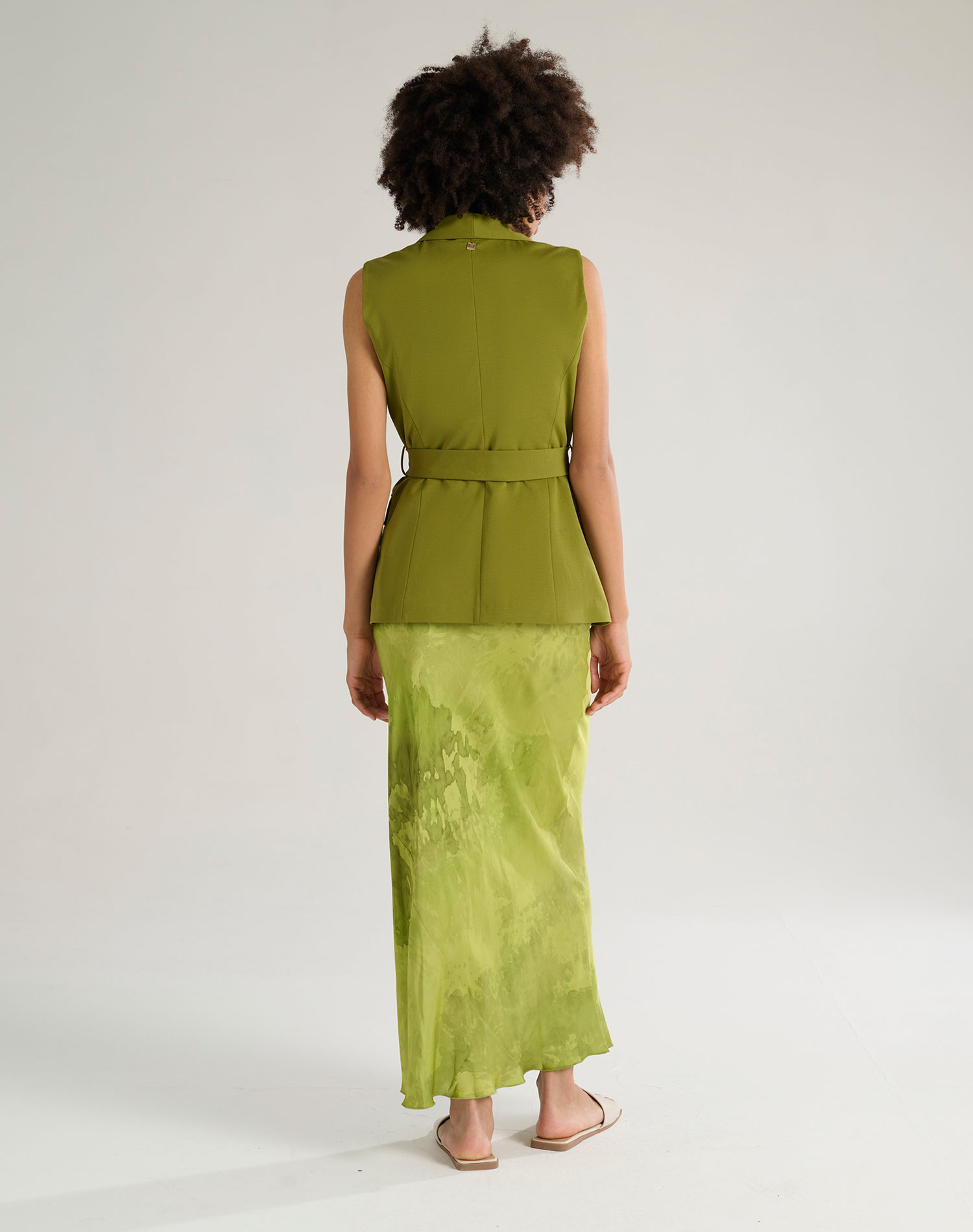 VEST WITH BELT - MA509 - Manila Grace | Official Website