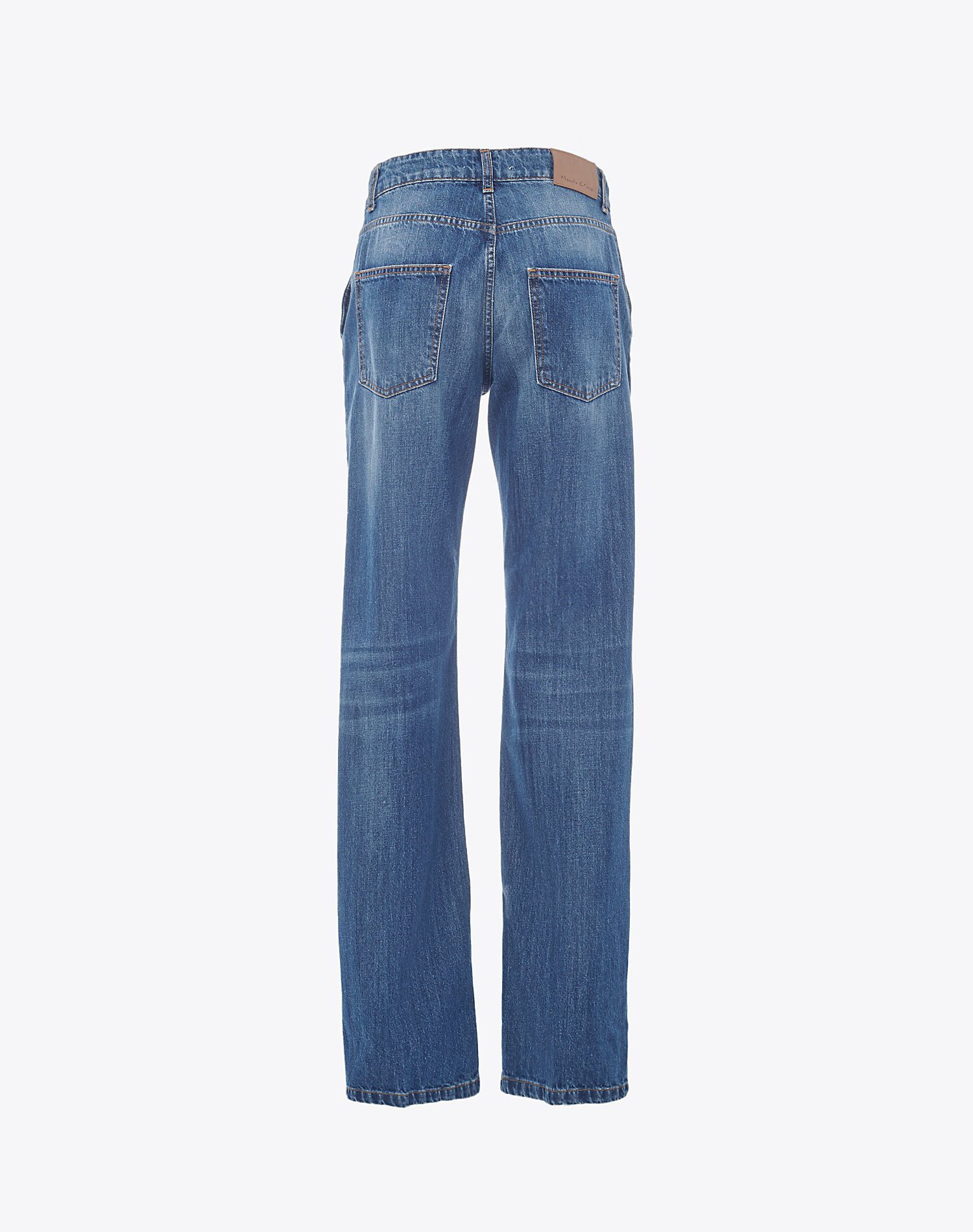 TROUSERS FIT STRAIG - MEDIUM BLUE - Manila Grace | Official Website