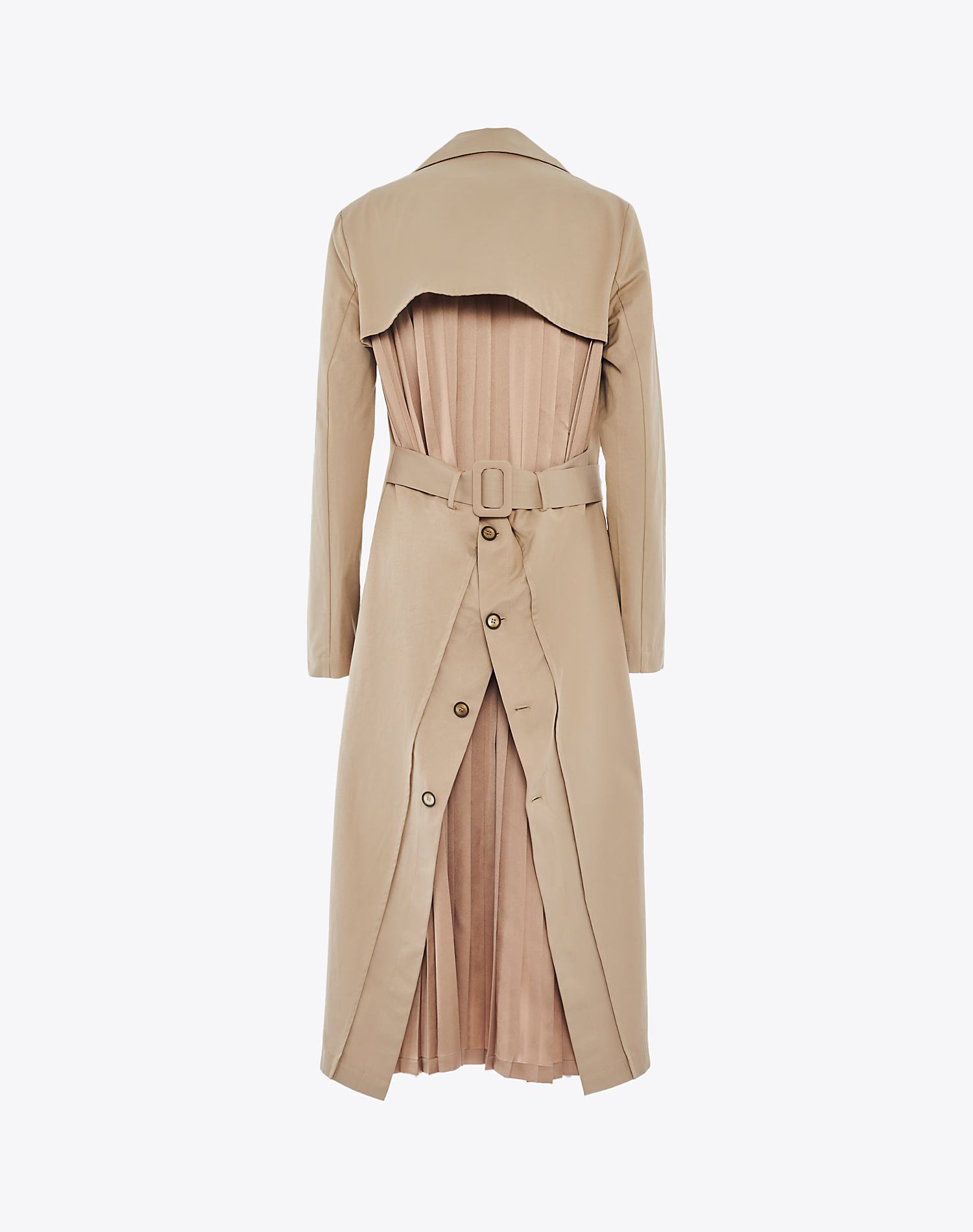 TRENCH COAT WITH PLEATS' - HAY - Manila Grace | Official Website