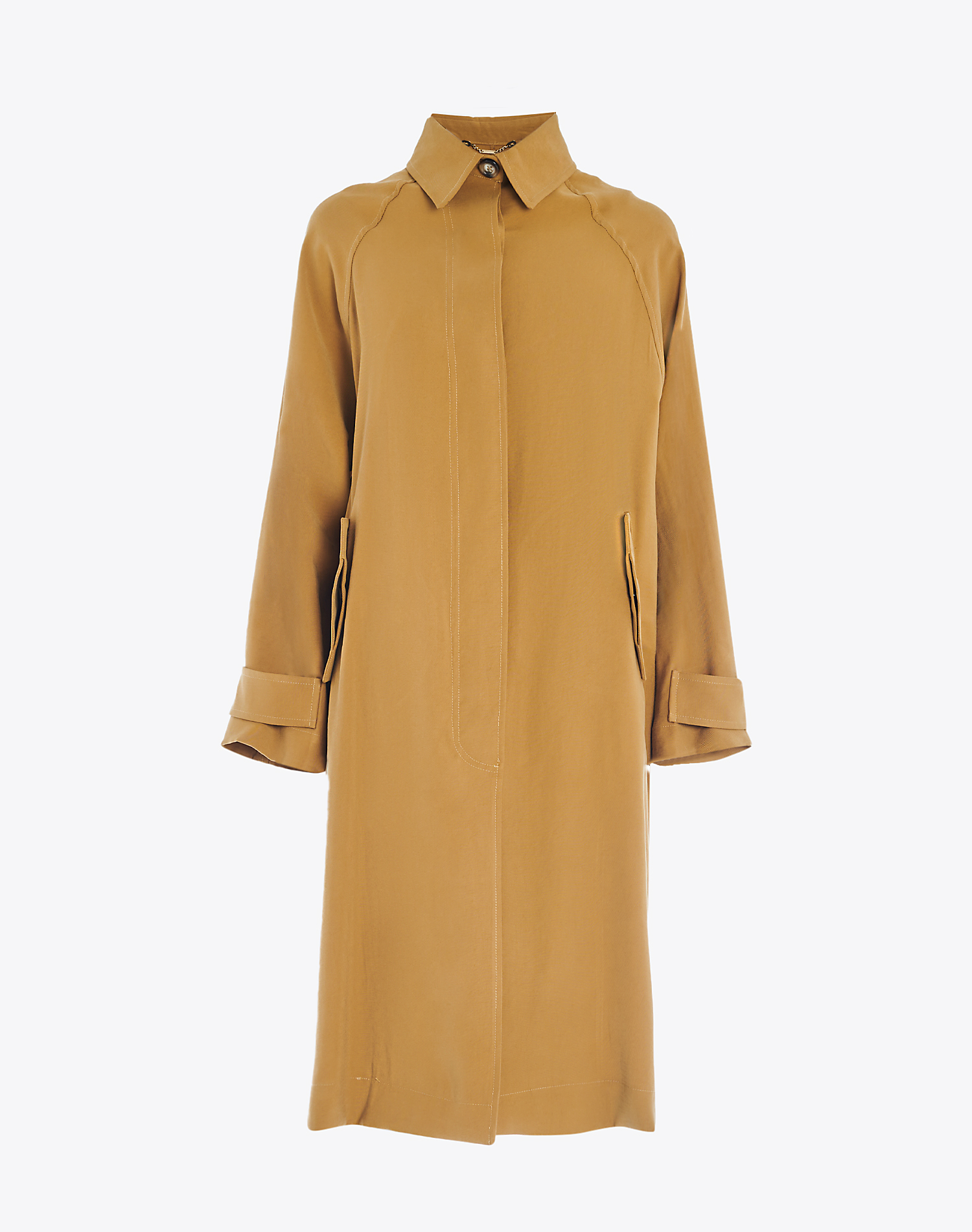 LONG TRENCH COAT - COAT - Manila Grace | Official Website