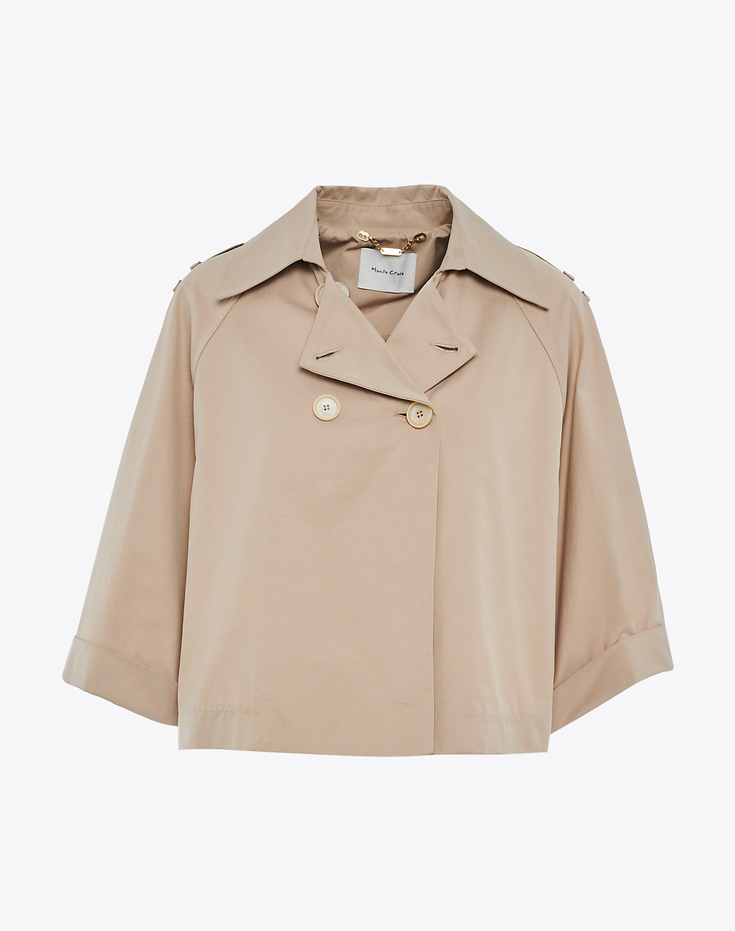 SHORT TRENCH - COAT - Manila Grace | Official Website