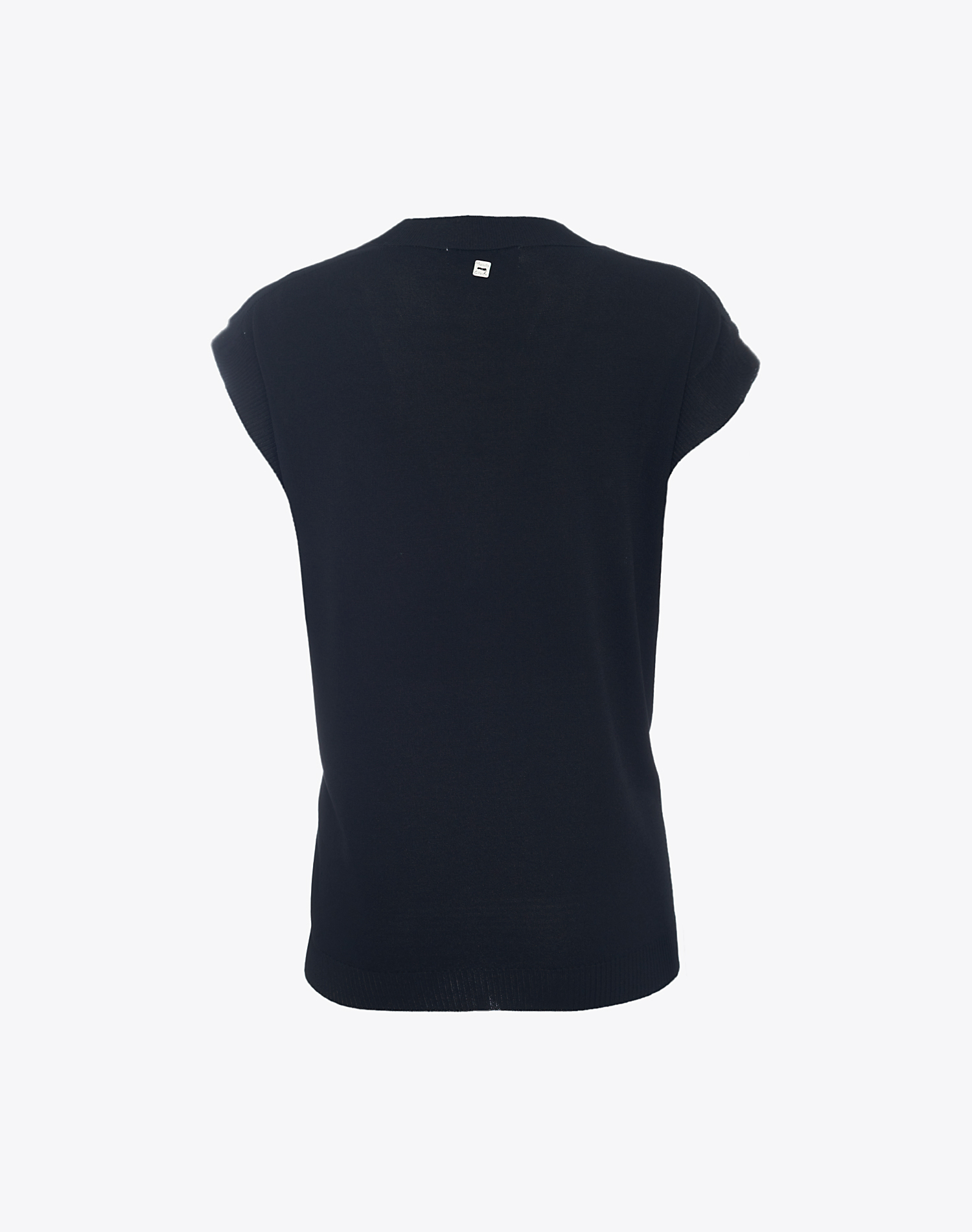 VEST SWEATER - BLACK - Manila Grace | Official Website