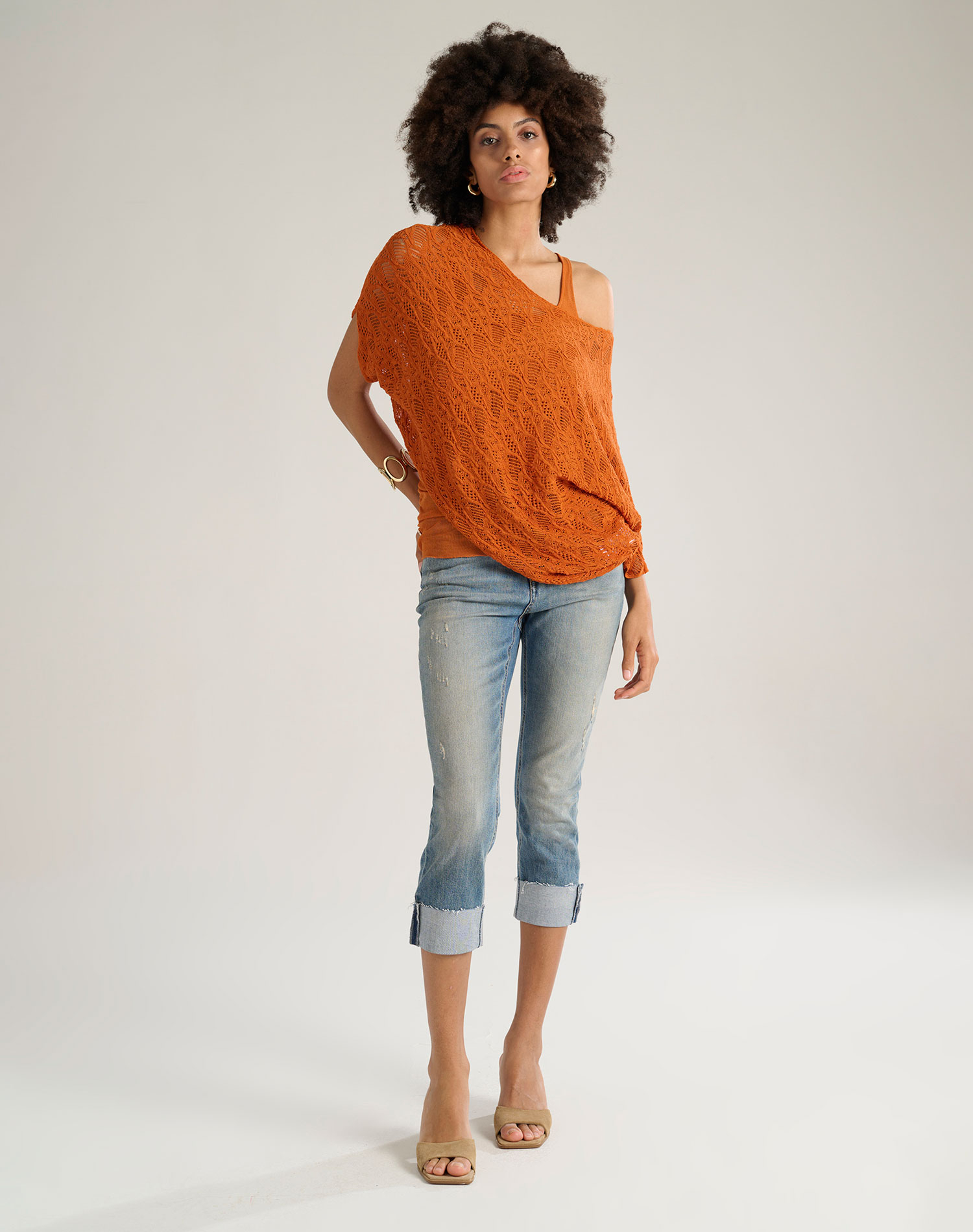 ASYMMETRICAL KNIT - LAVA - Manila Grace | Official Website