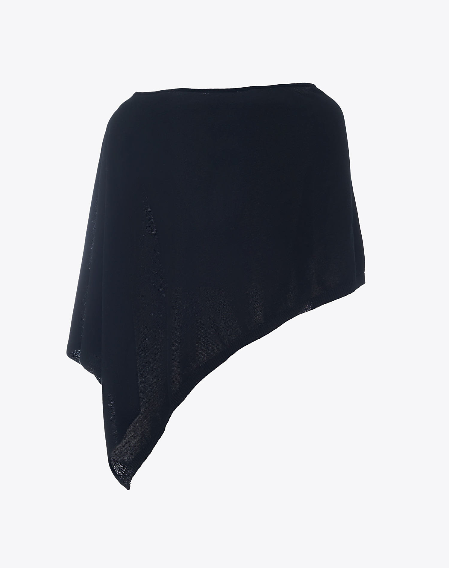 ONE-SHOULDER SWEATER - BLACK - Manila Grace | Official Website