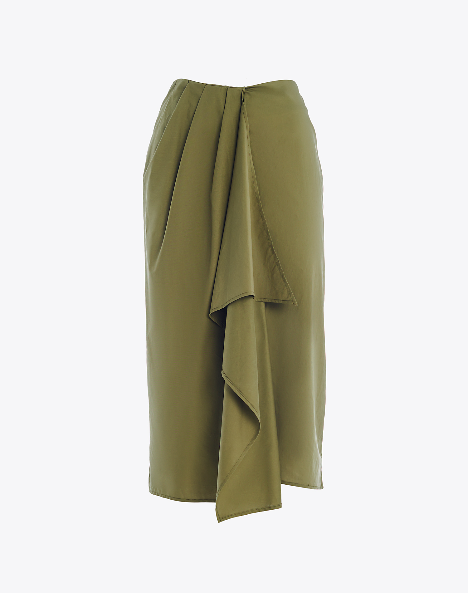 SKIRT WITH DRAPE - SKIRT - Manila Grace | Official Website
