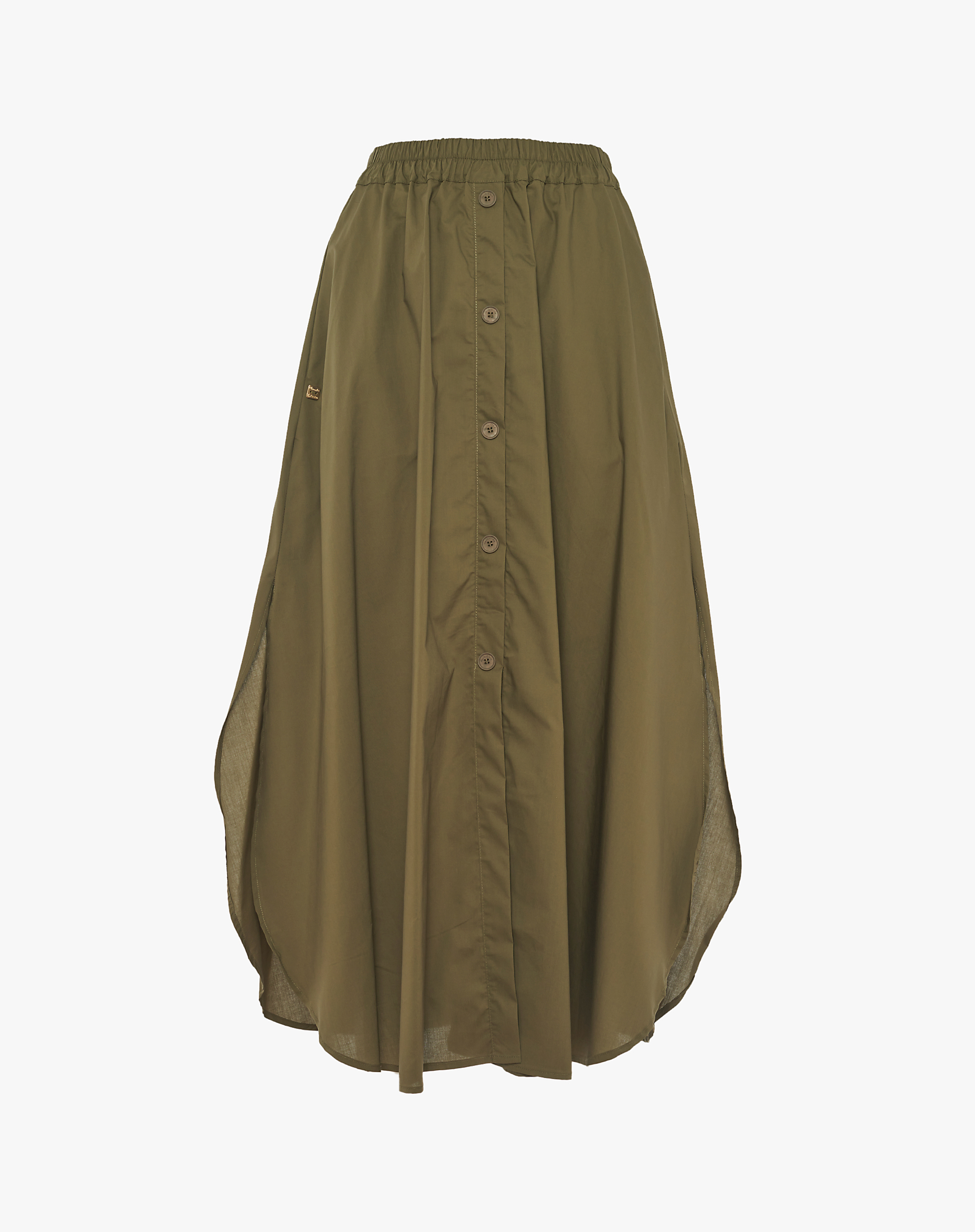 SKIRT WITH SLITS - SKIRT - Manila Grace | Official Website