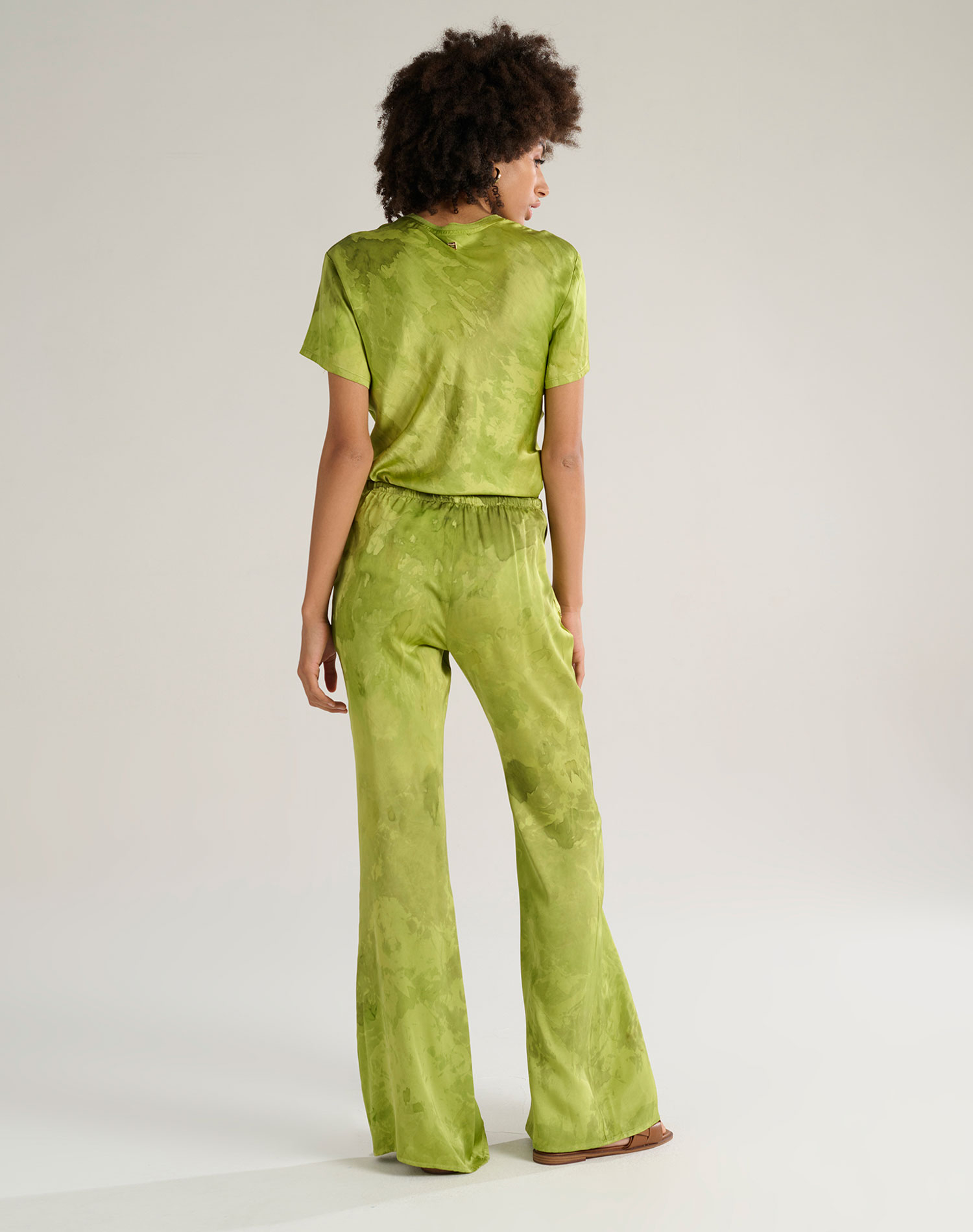 TROUSERS TIE DYE - LEAF - Manila Grace | Official Website