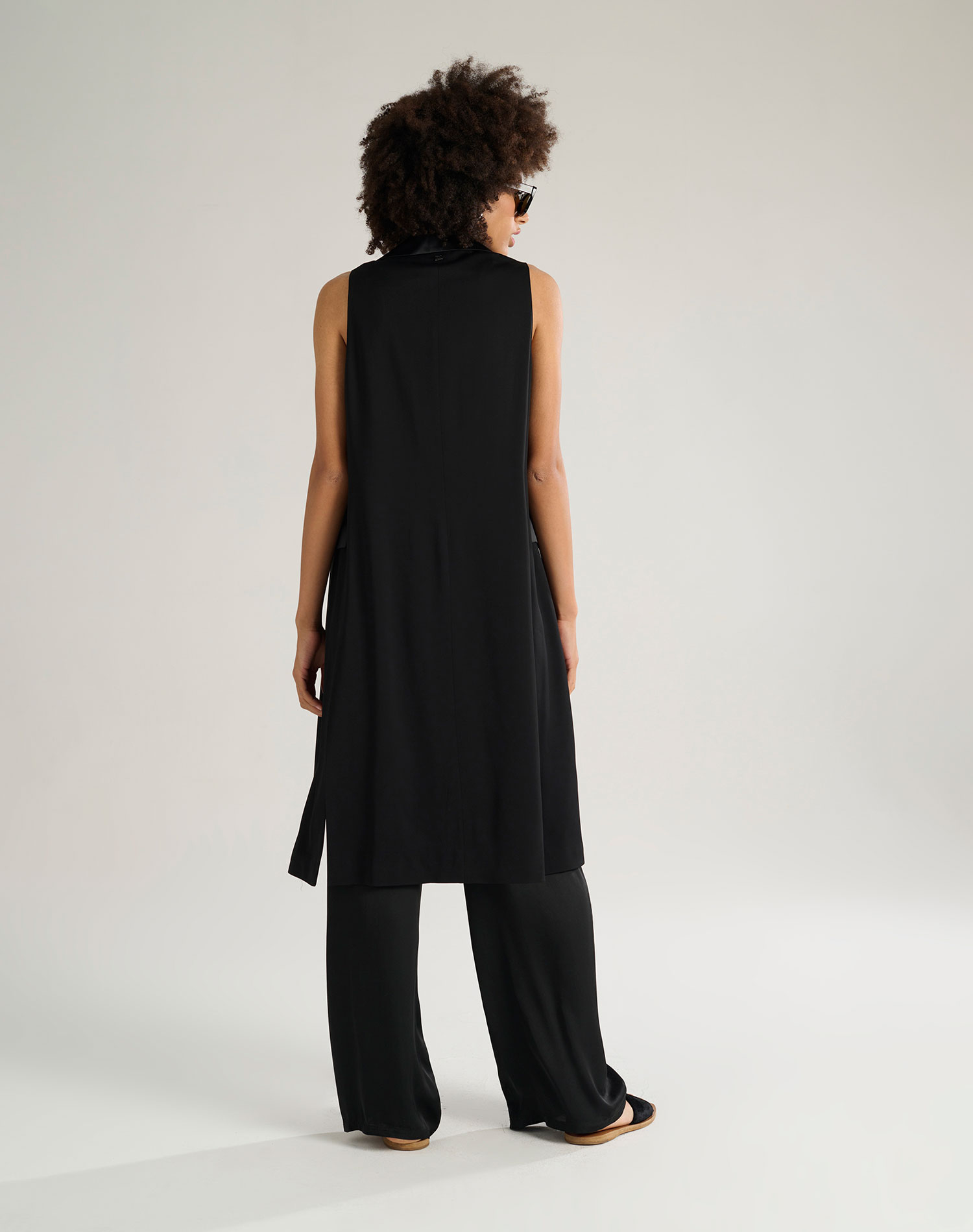 DOUBLE CORSET TROUSERS - BLACK - Manila Grace | Official Website